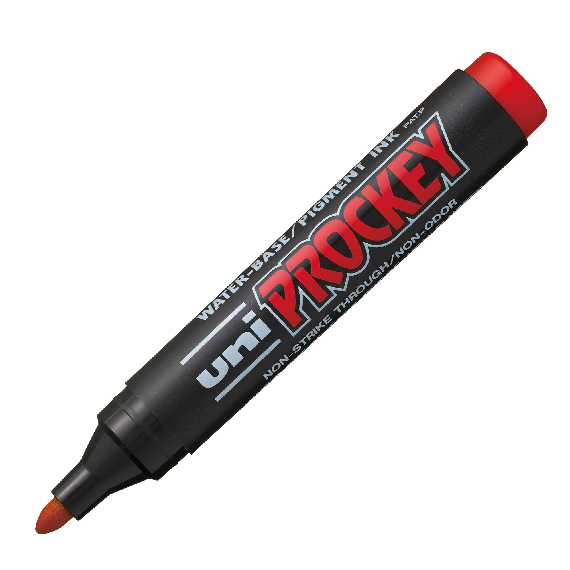 Marcatore Uni Prockey M122 - punta conica da 1,20-1,80mm - rosso - Uni Mitsubishi