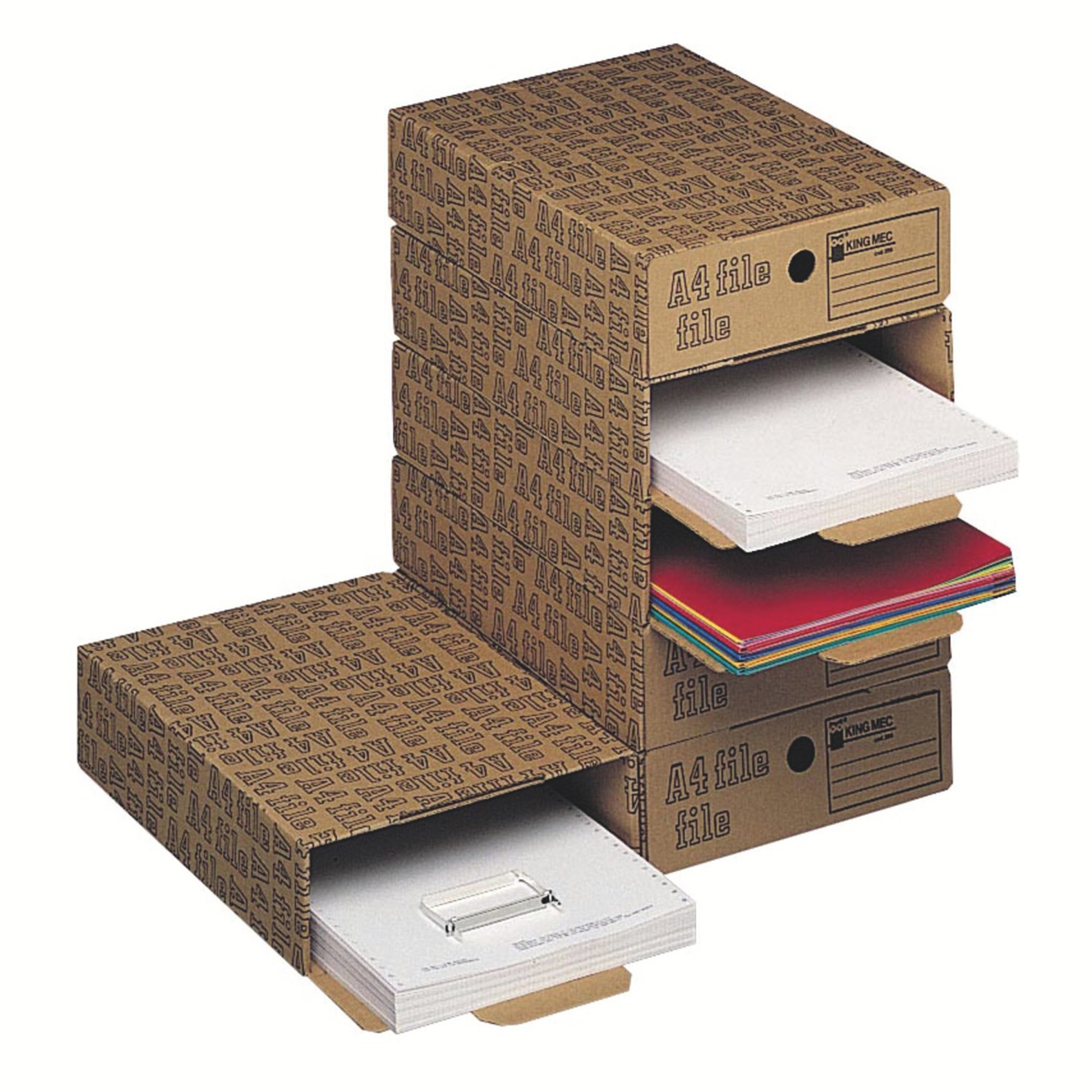 Scatola archivio A4 File - 26 x 8 …