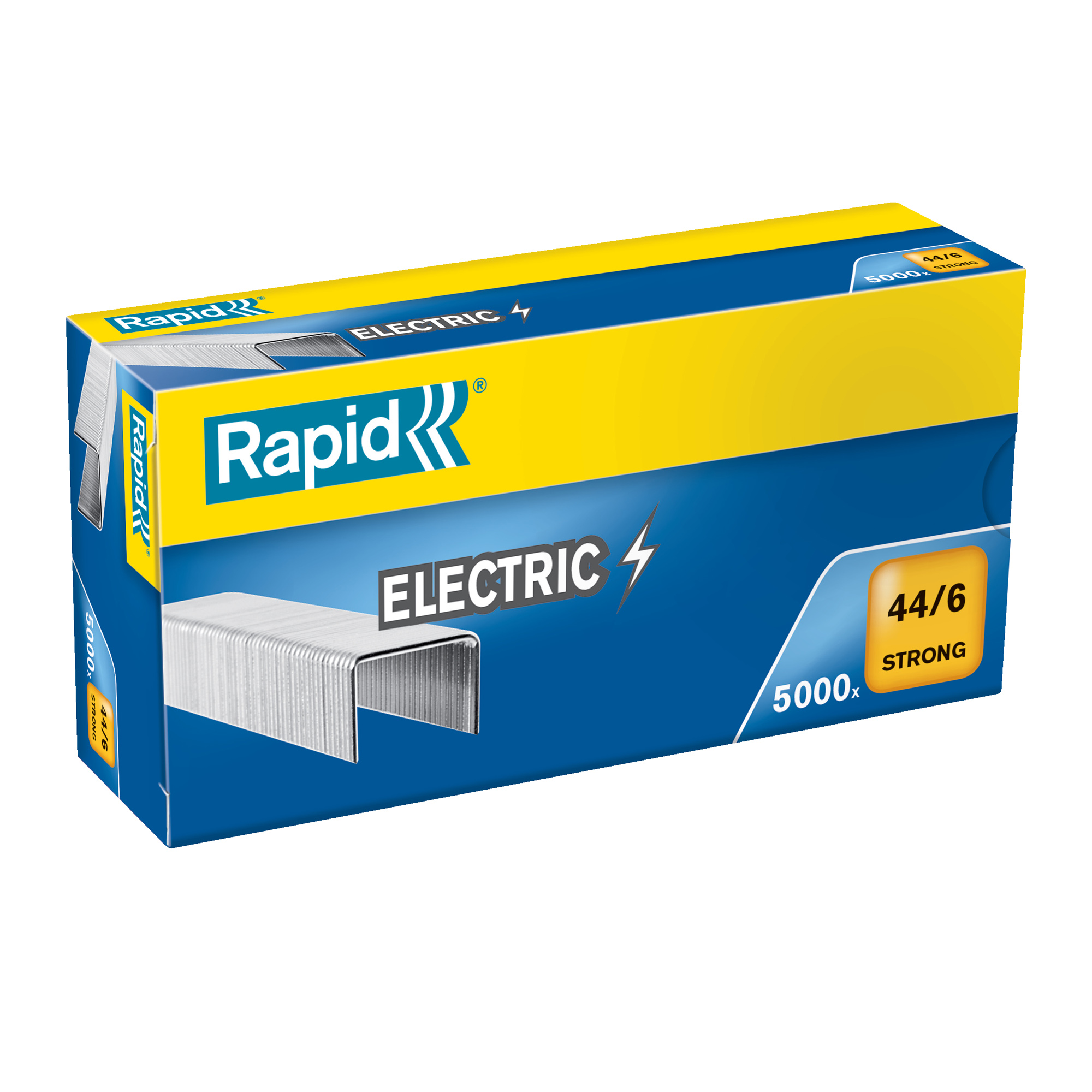 Rapid Strong - Punti metallici - 44/6 - 6 mm - acciaio galvanizzato - pacco da 5000 - per P/N: 10801931, 10801932