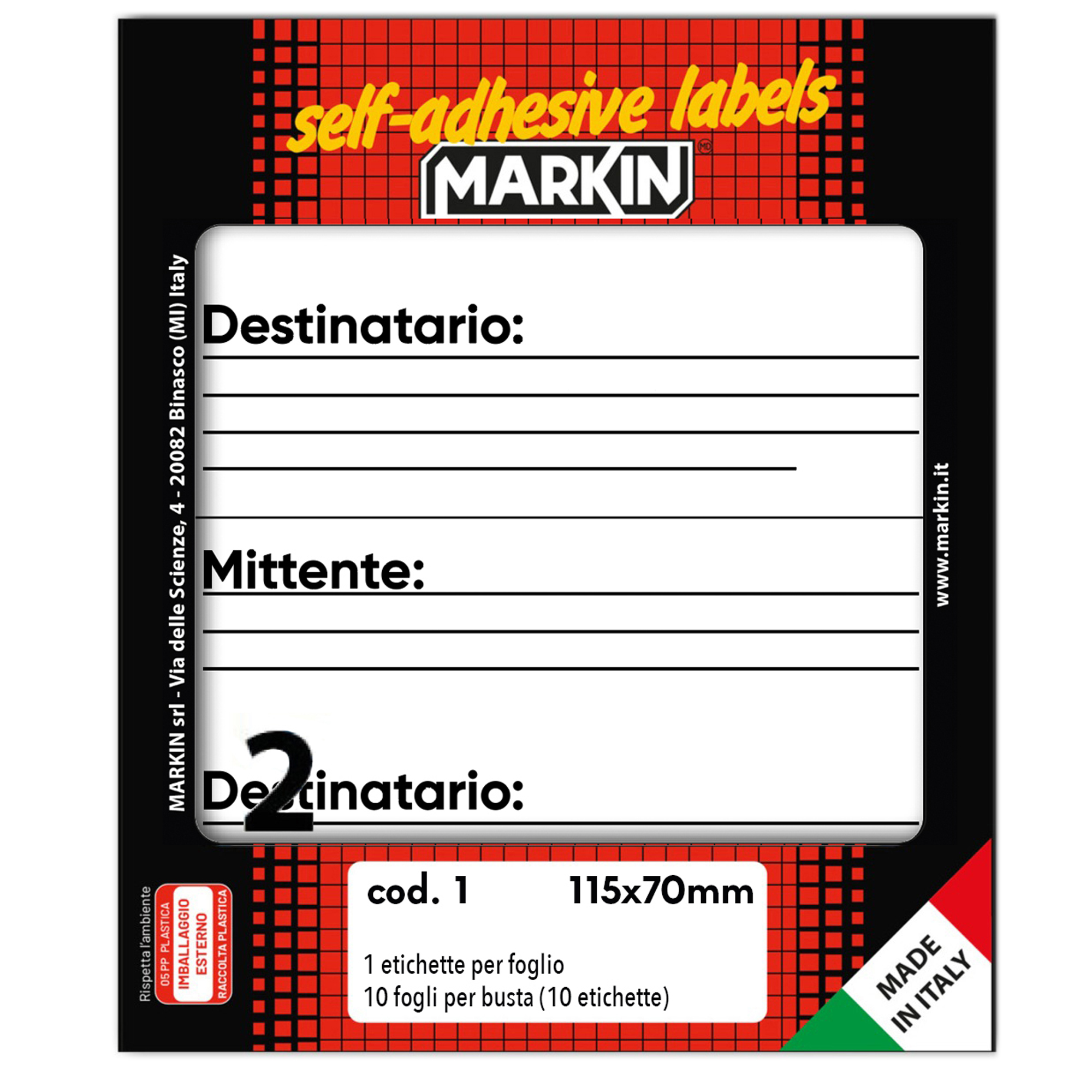 Etichette adesive - in carta - permanenti - …