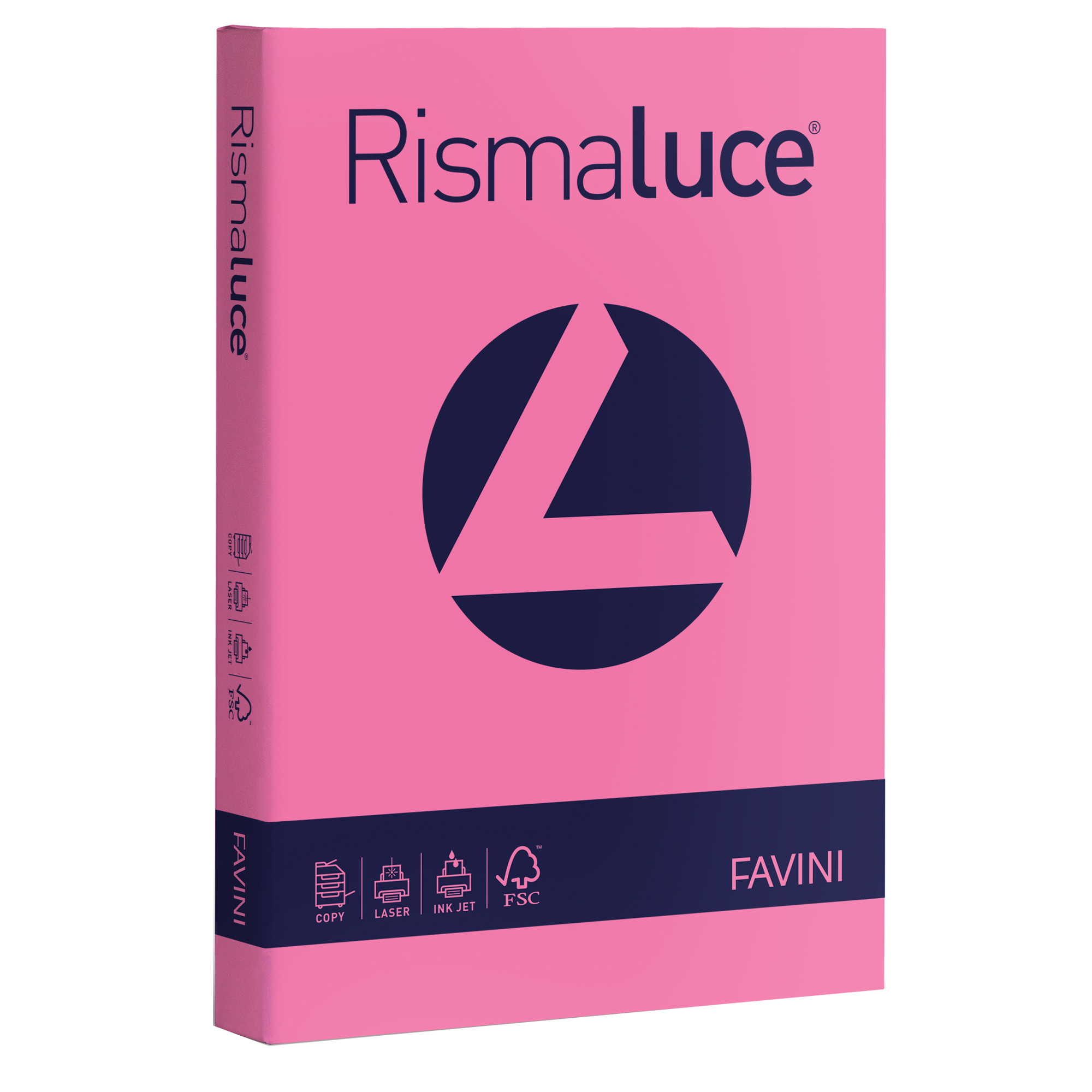 FAVINI RismaLuce - Ciclamino - A4 (210 x 297 mm) - 200 g/m² - 125 fogli carta multiuso