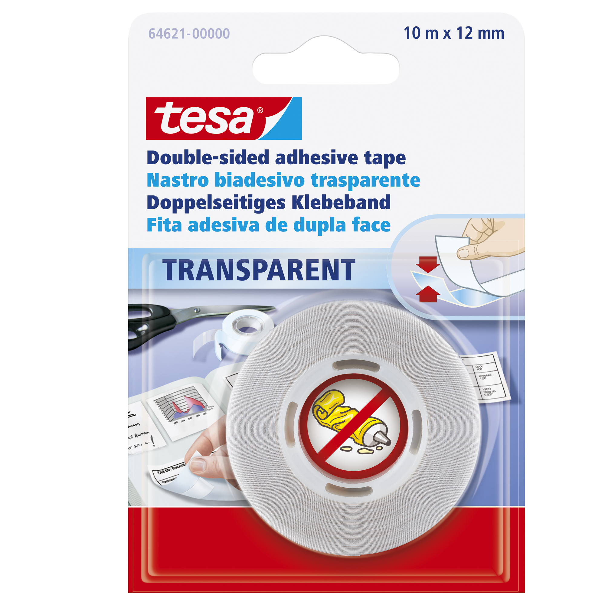Nastro biadesivo tesa OPP trasparente in polipropilene e …