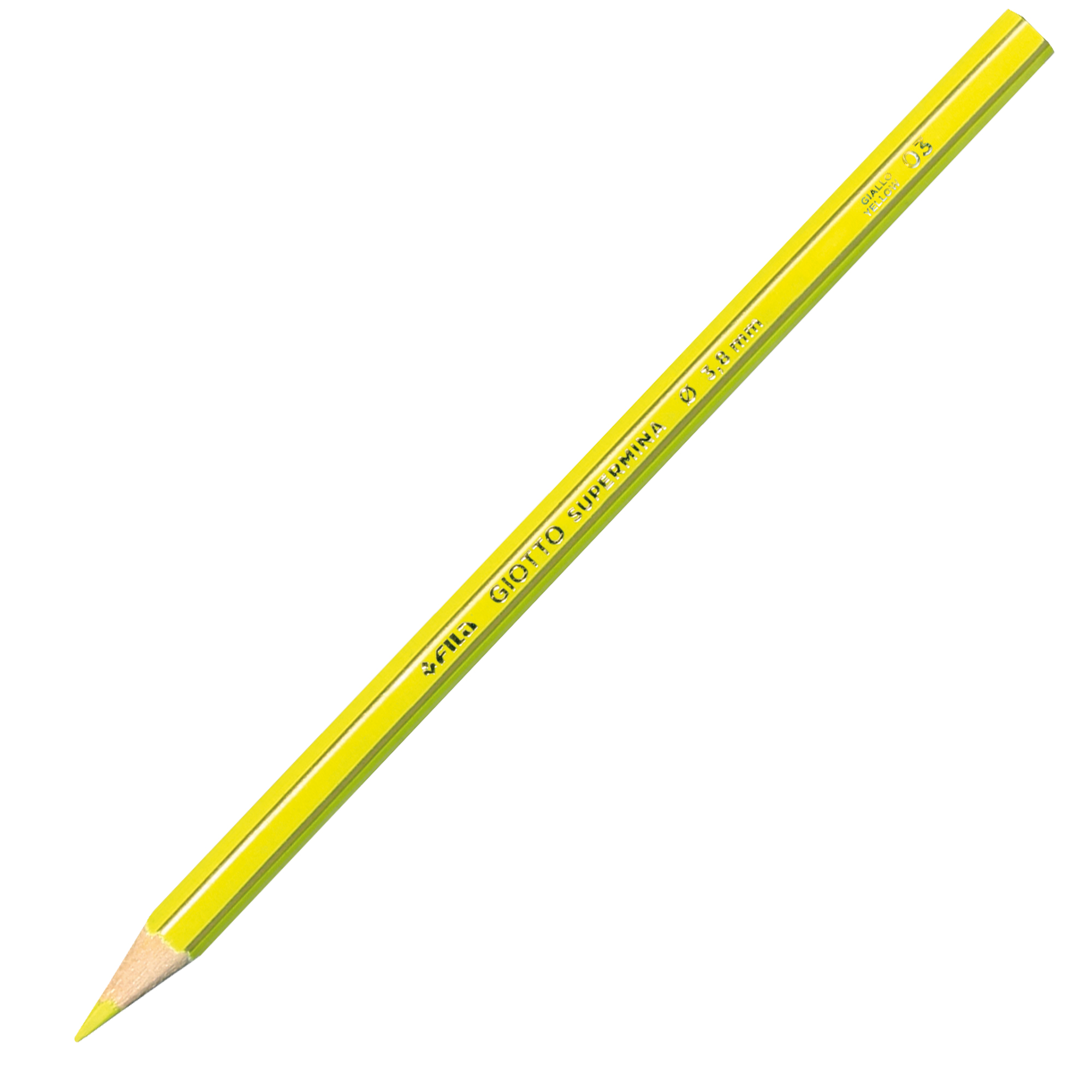 Pastello Supermina - mina 4 mm - giallo 03 - Giotto