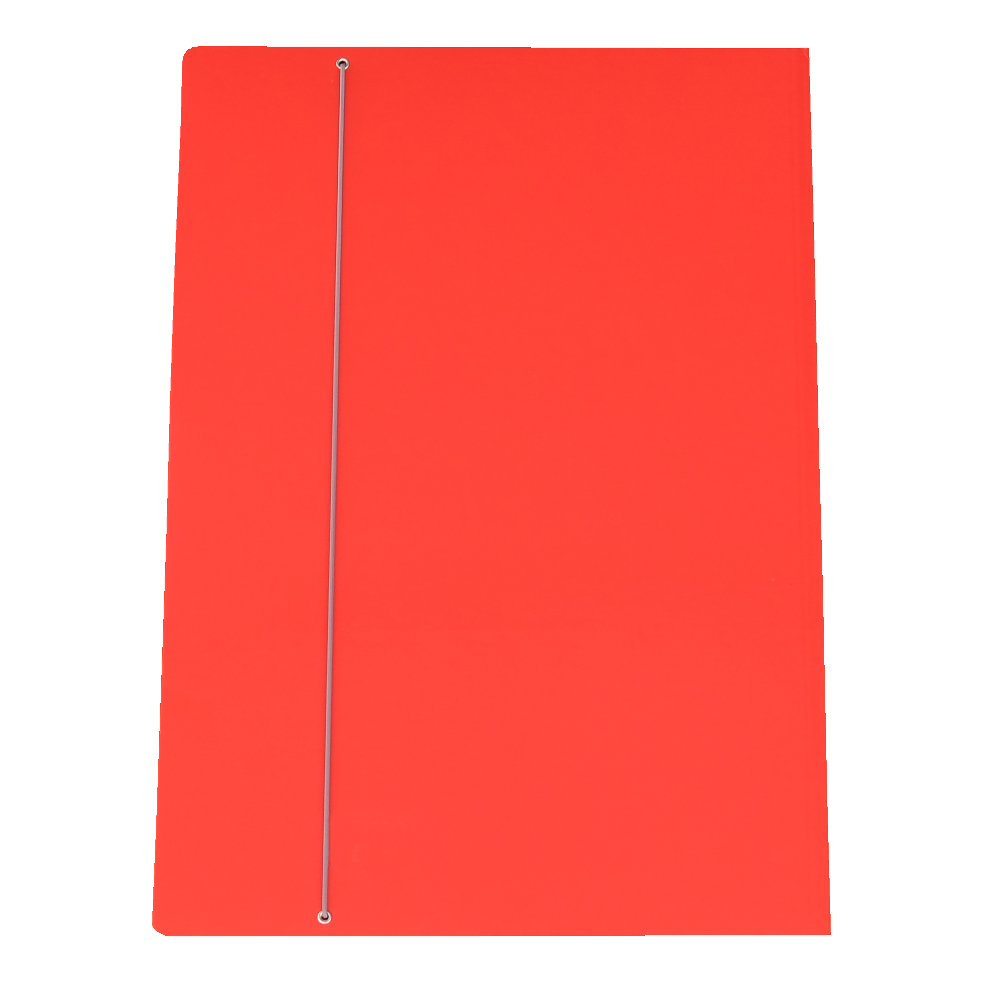Cartella 3 lembi con elastico - 50 x 70 cm - dorso variabile - cartone plastificato - rosso - Cartotecnica del Garda