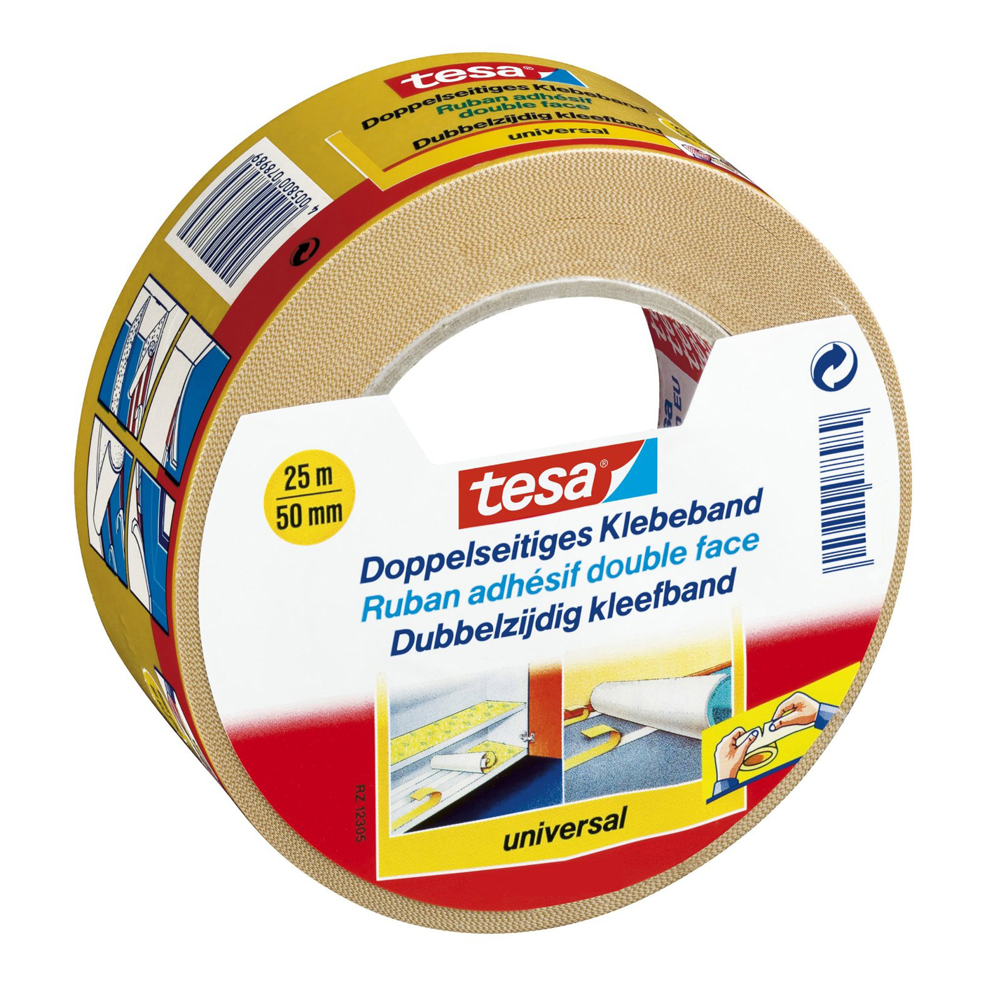 Nastro biadesivo tesa Universale strappabile a mano 50 …
