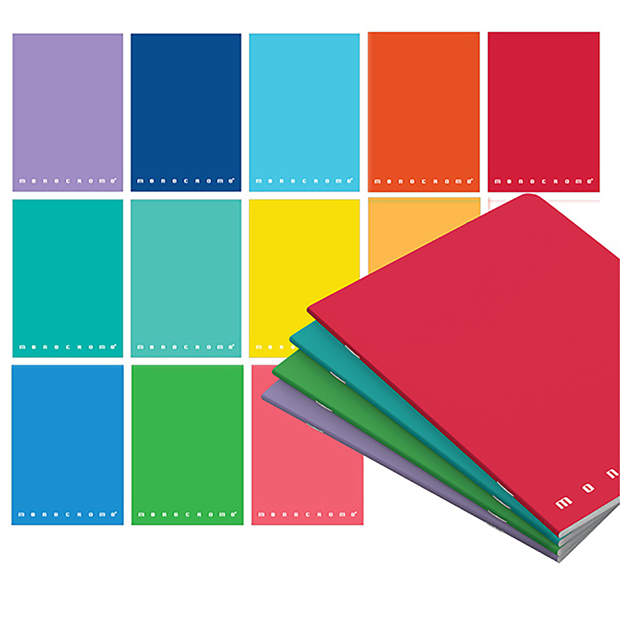 Miniquaderno Monocromo - 120x170mm - 5mm - 40fg - 80gr - Pigna