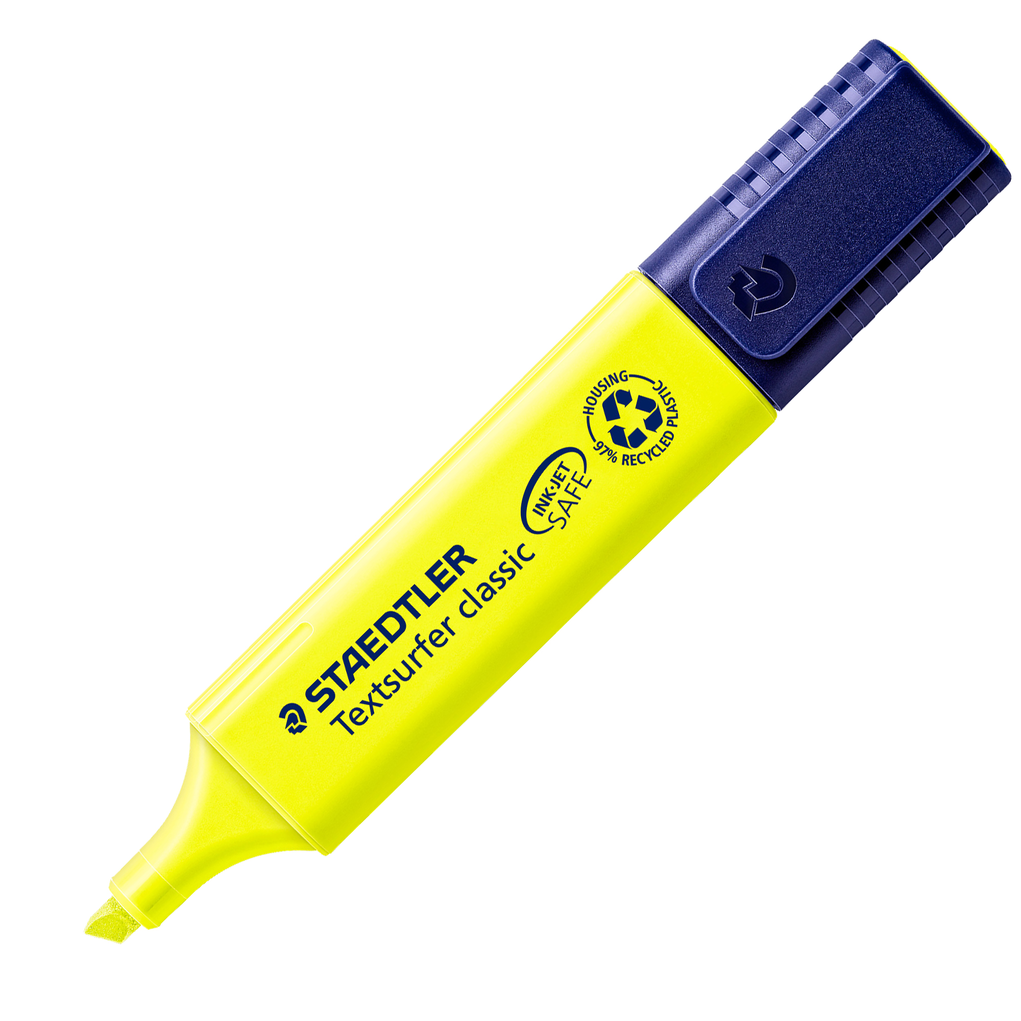 Evidenziatore Textsurfer Classic - punta a scalpello - tratto 1,0-5,0mm - giallo - Staedtler