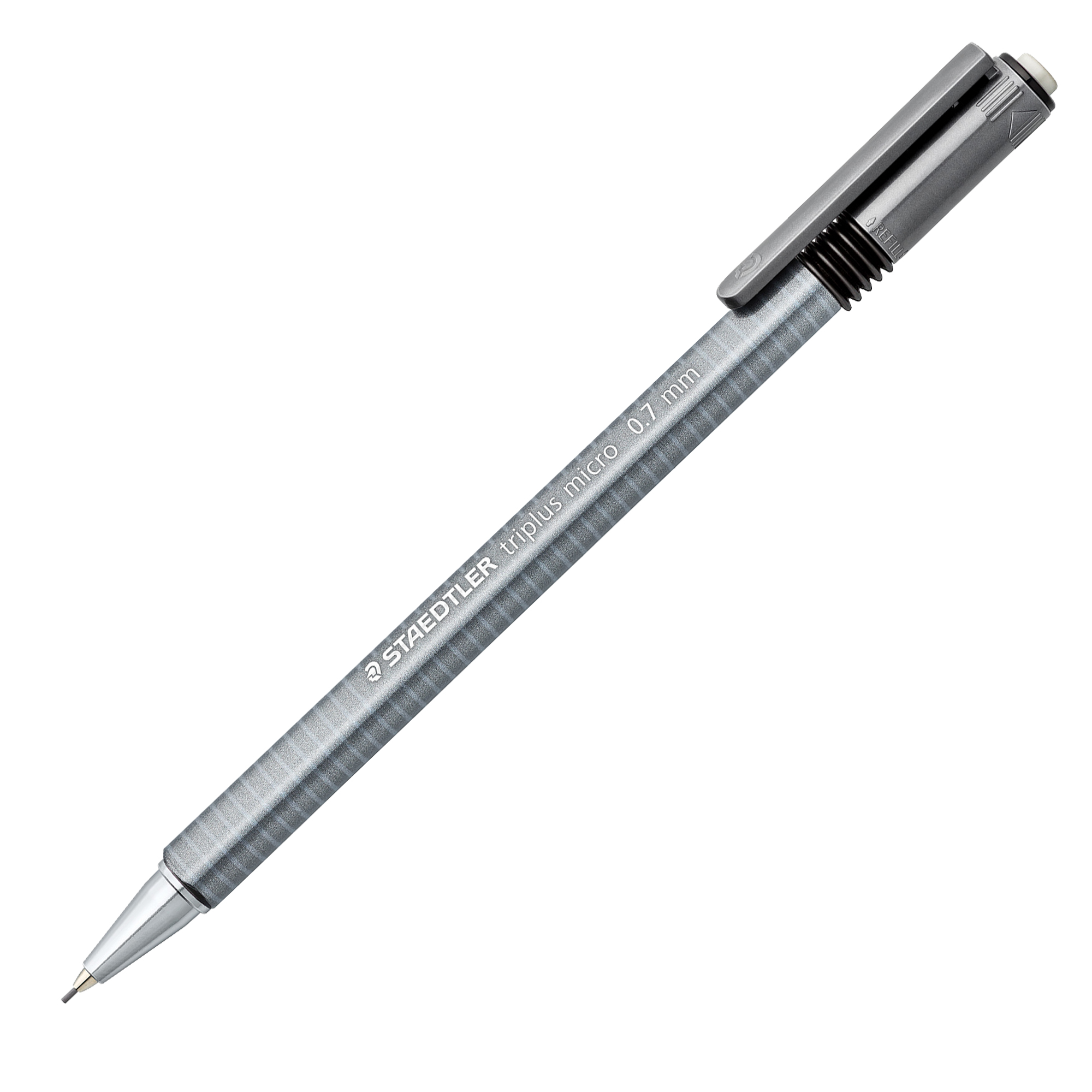 Portamine Triplus Micro 774 - 0,7 mm - fusto argento - Staedtler