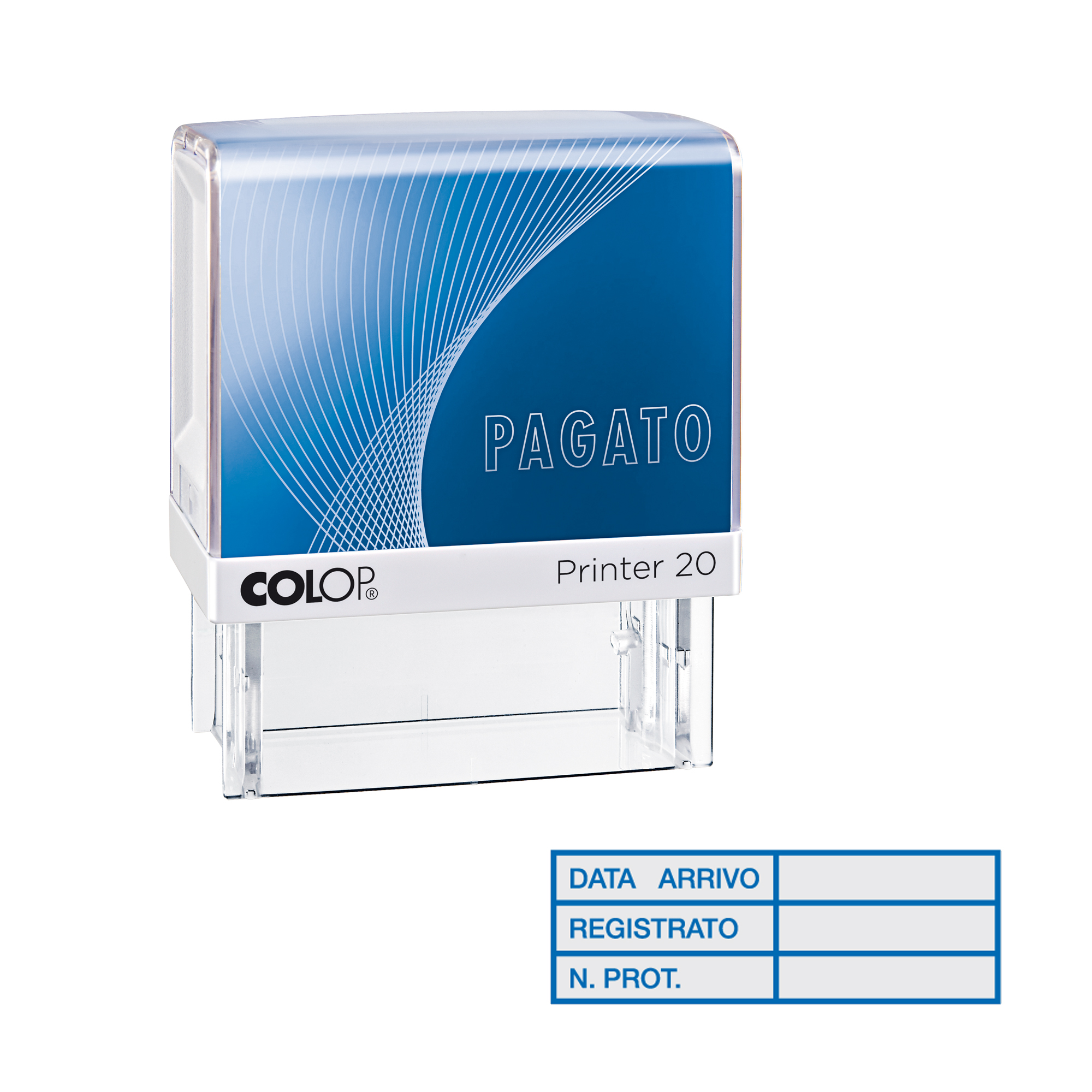 Timbro Printer 20/L G7 - DATA ARRIVO... - 1,4 x 3,8 cm - autoinchiostrante - Colop