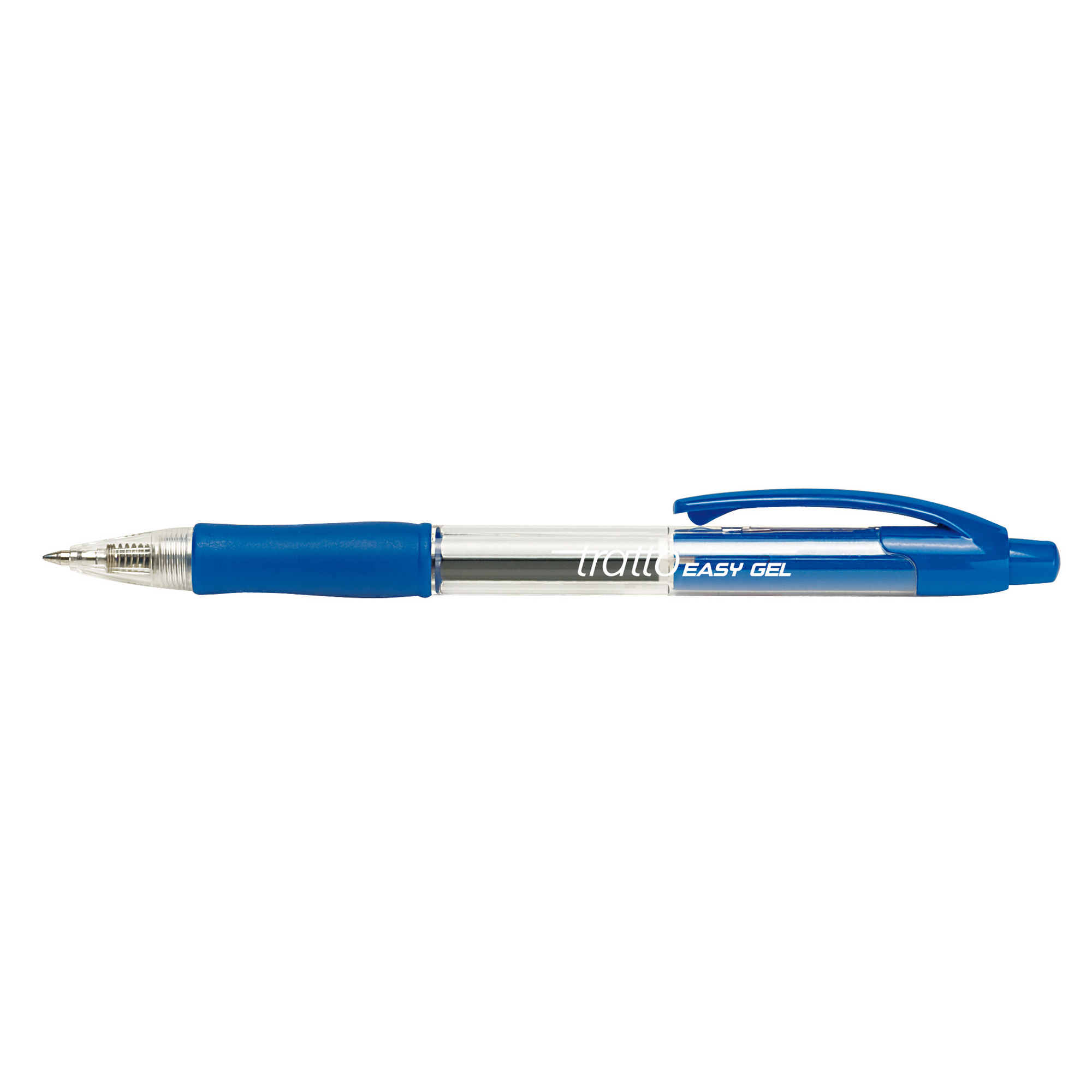 Penna gel a sfera a scatto Easy gel - tratto 0,5mm - blu - Tratto