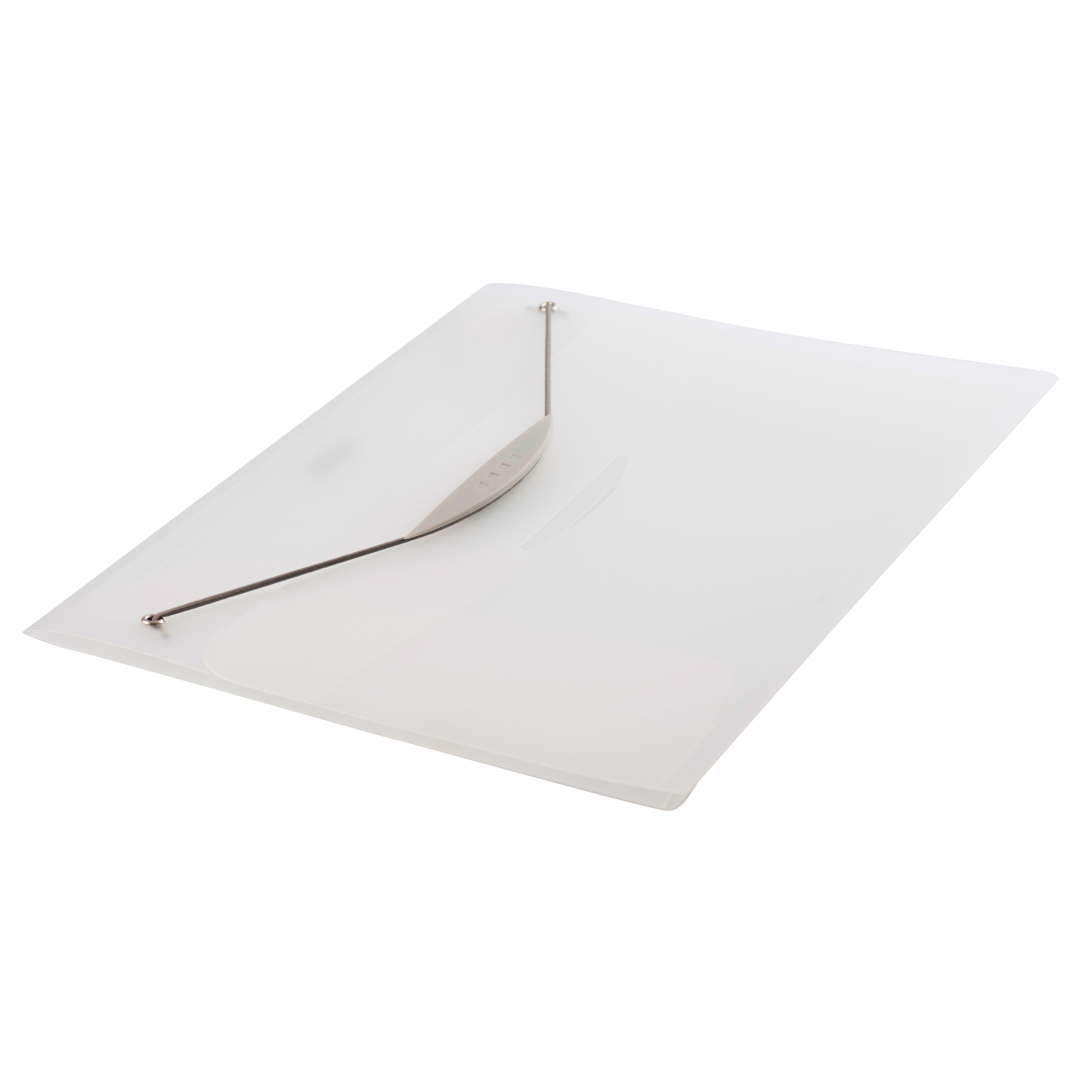 Cartella 3 lembi con elastico Swing - A4 - dorso 2 cm - PP- neutro - Fellowes