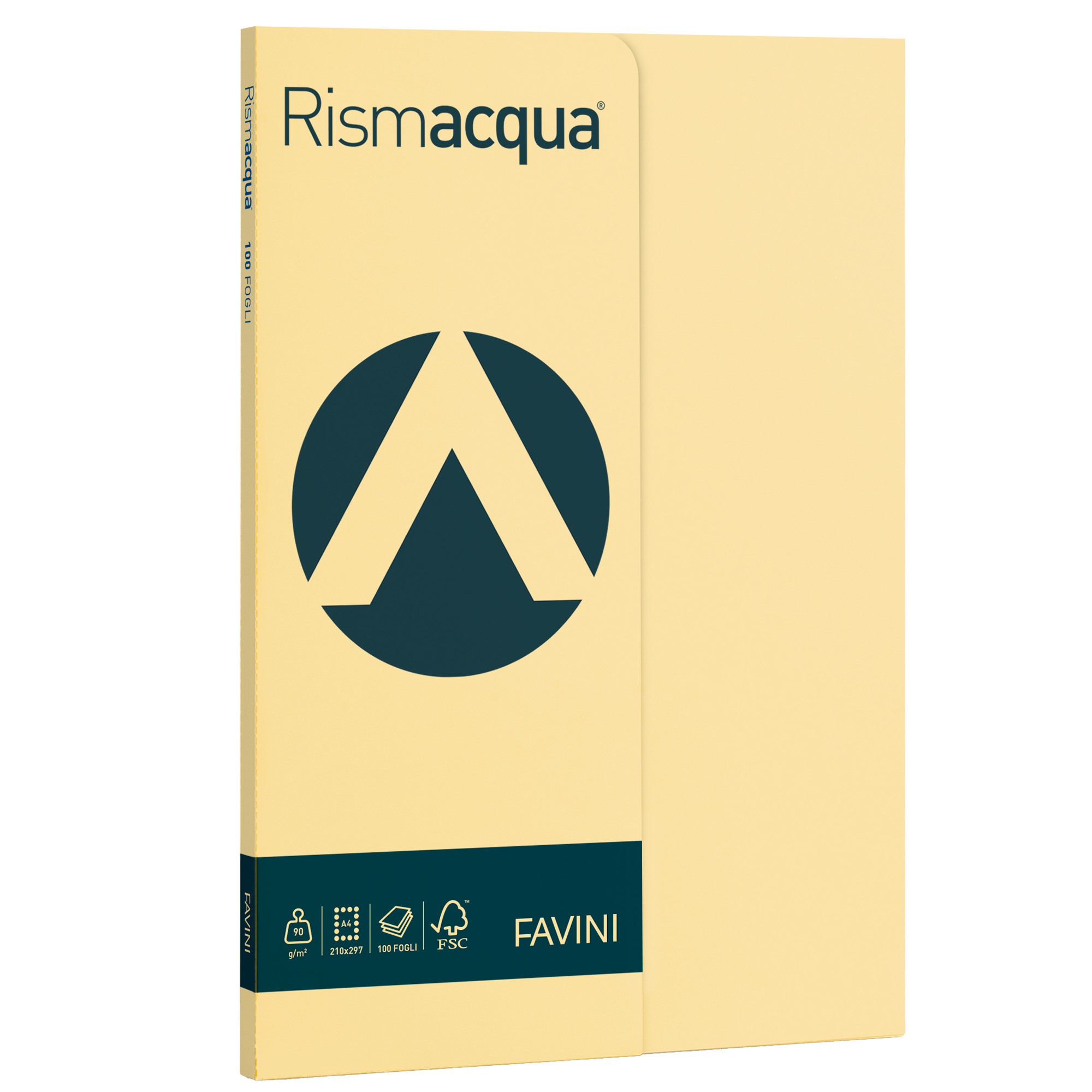 Carta Rismacqua Small - A4 - 90 gr - camoscio 02 - Favini - conf. 100 fogli