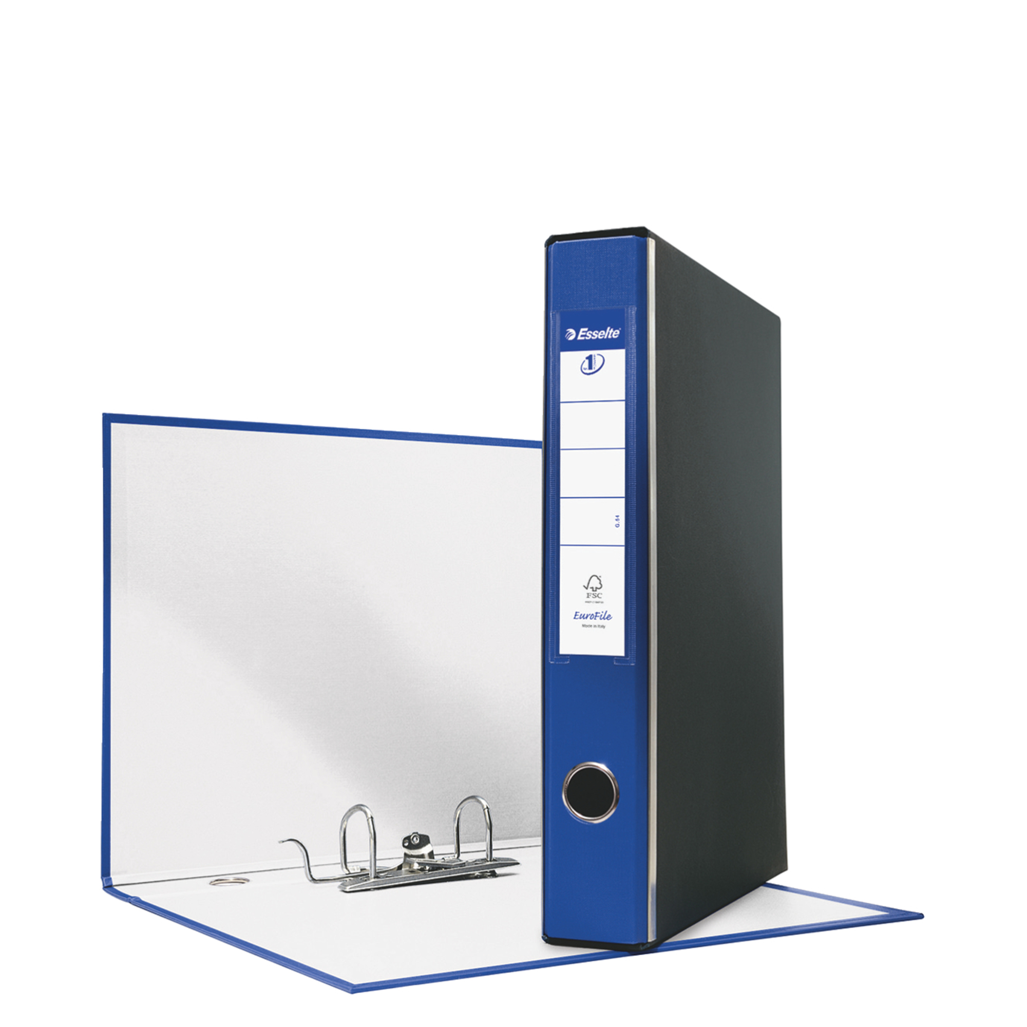 Registratore Eurofile G52 - dorso 5 cm - commerciale 23 x 30 cm - blu - Esselte
