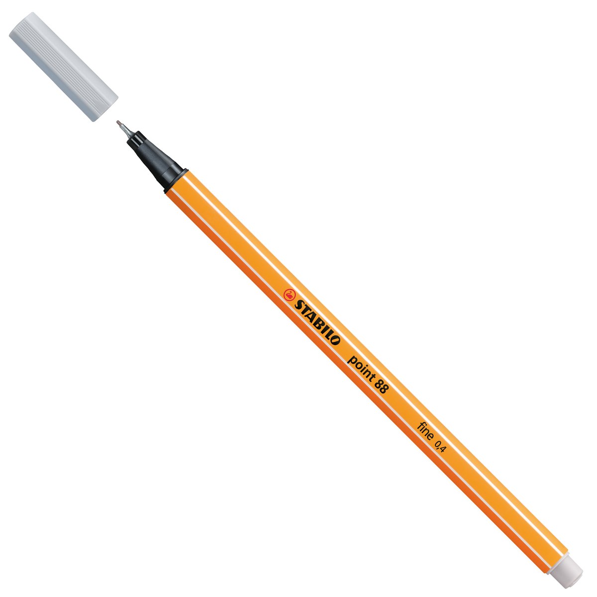 STABILO FINELINER POINT 88 PENNA PUNTA IN FIBRA 0.4 mm COLORE GRIGIO CHIARO CONF. 10 Pz.