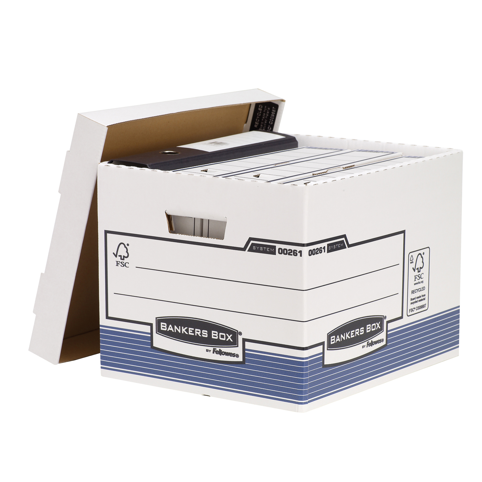 Scatola archivio Bankers Box System - con coperchio …