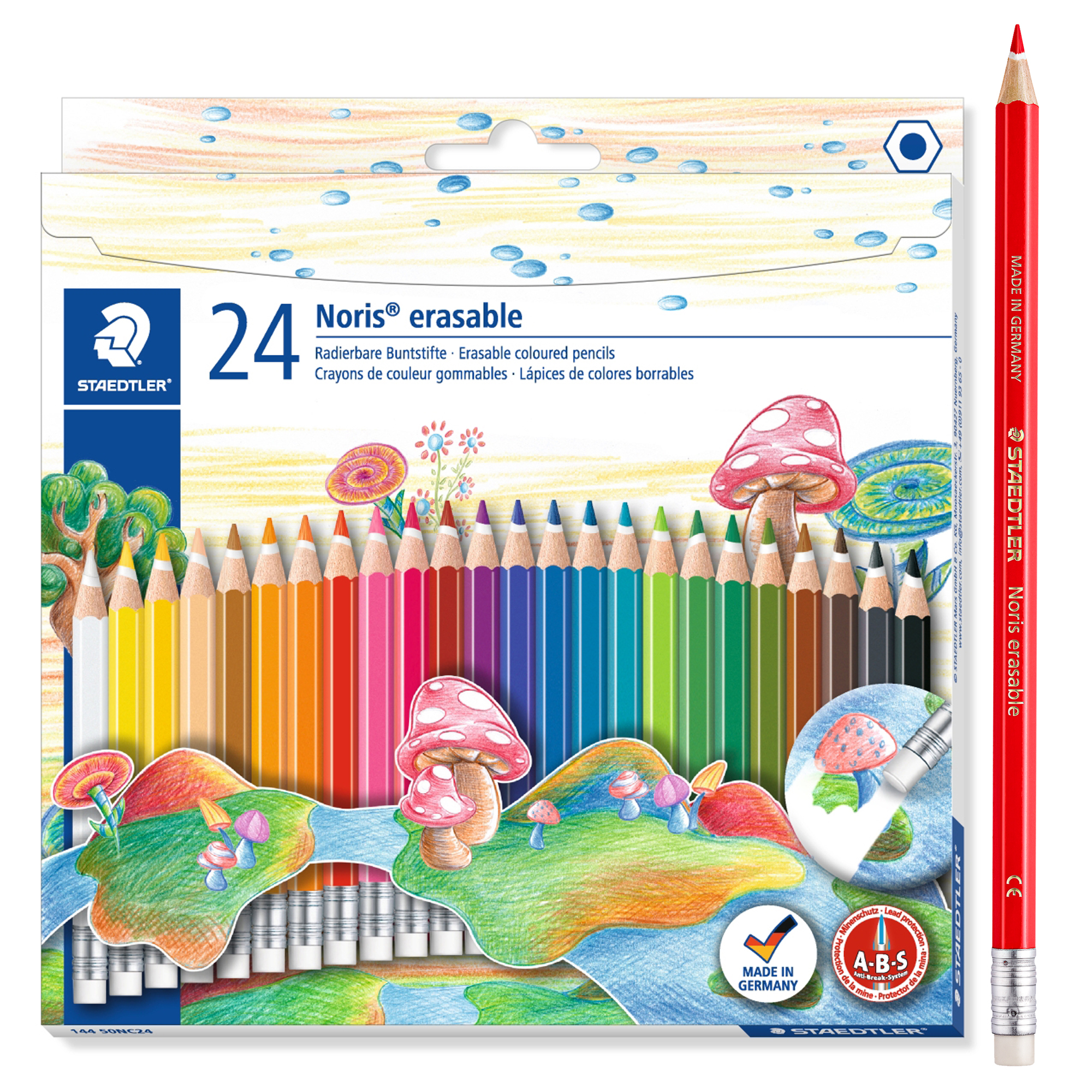 Pastelli colorati Noris cancellabile 144 50 - cancellabili …