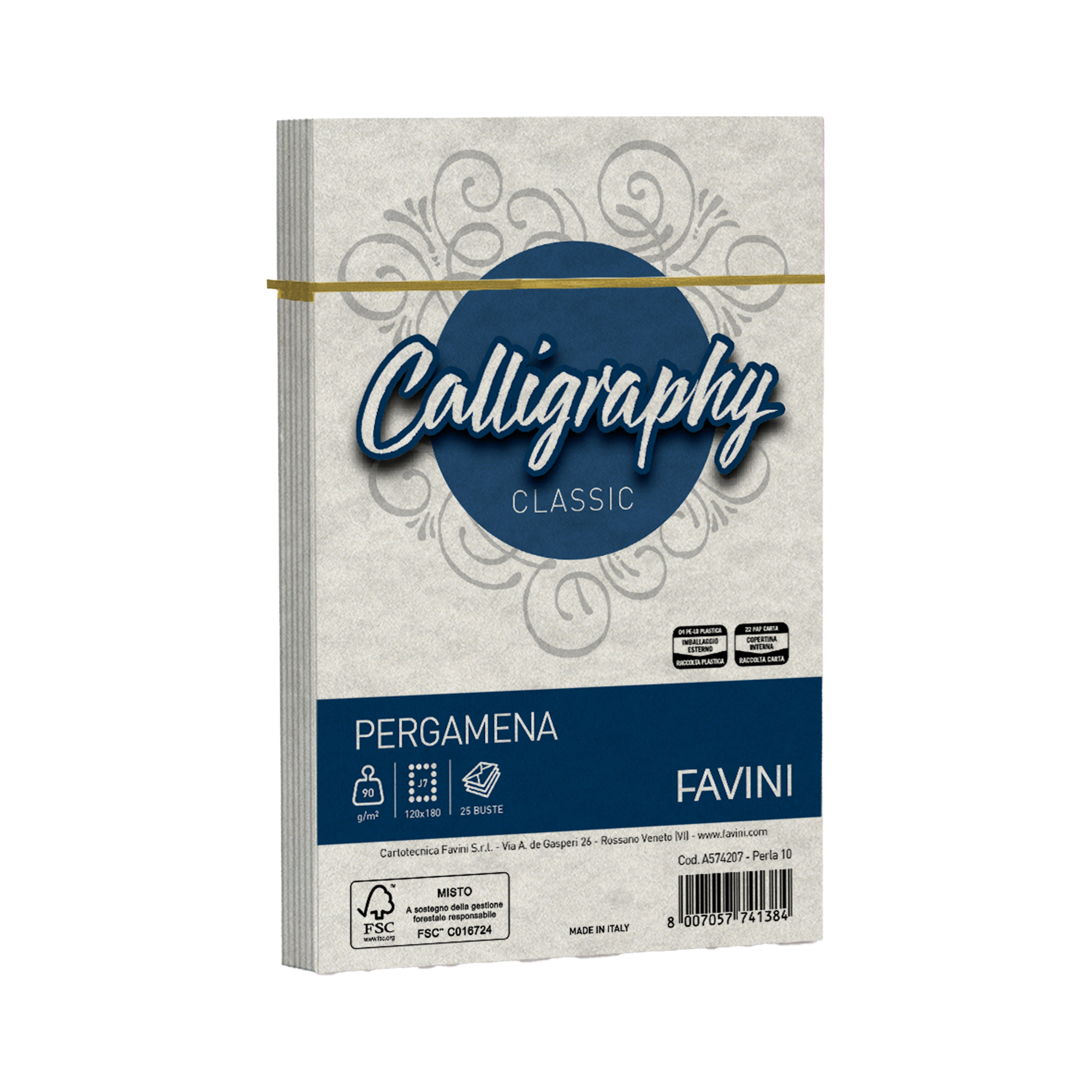 Busta Calligraphy Pergamena - 120 x 180 mm …
