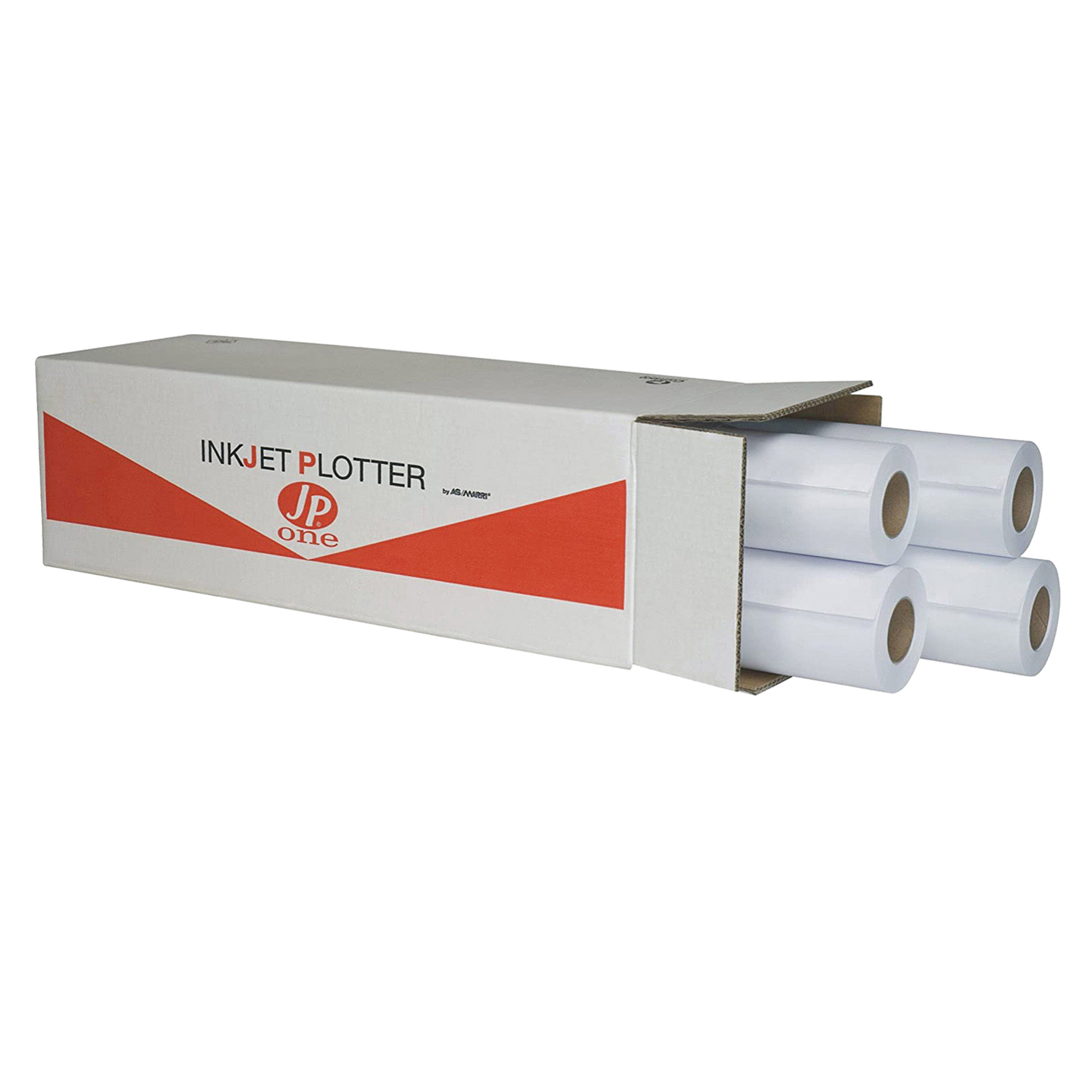 Carta plotter JP One P.80M - 625 mm x 50 mt - 80 gr - inkjet - opaca - bianco - As Marri