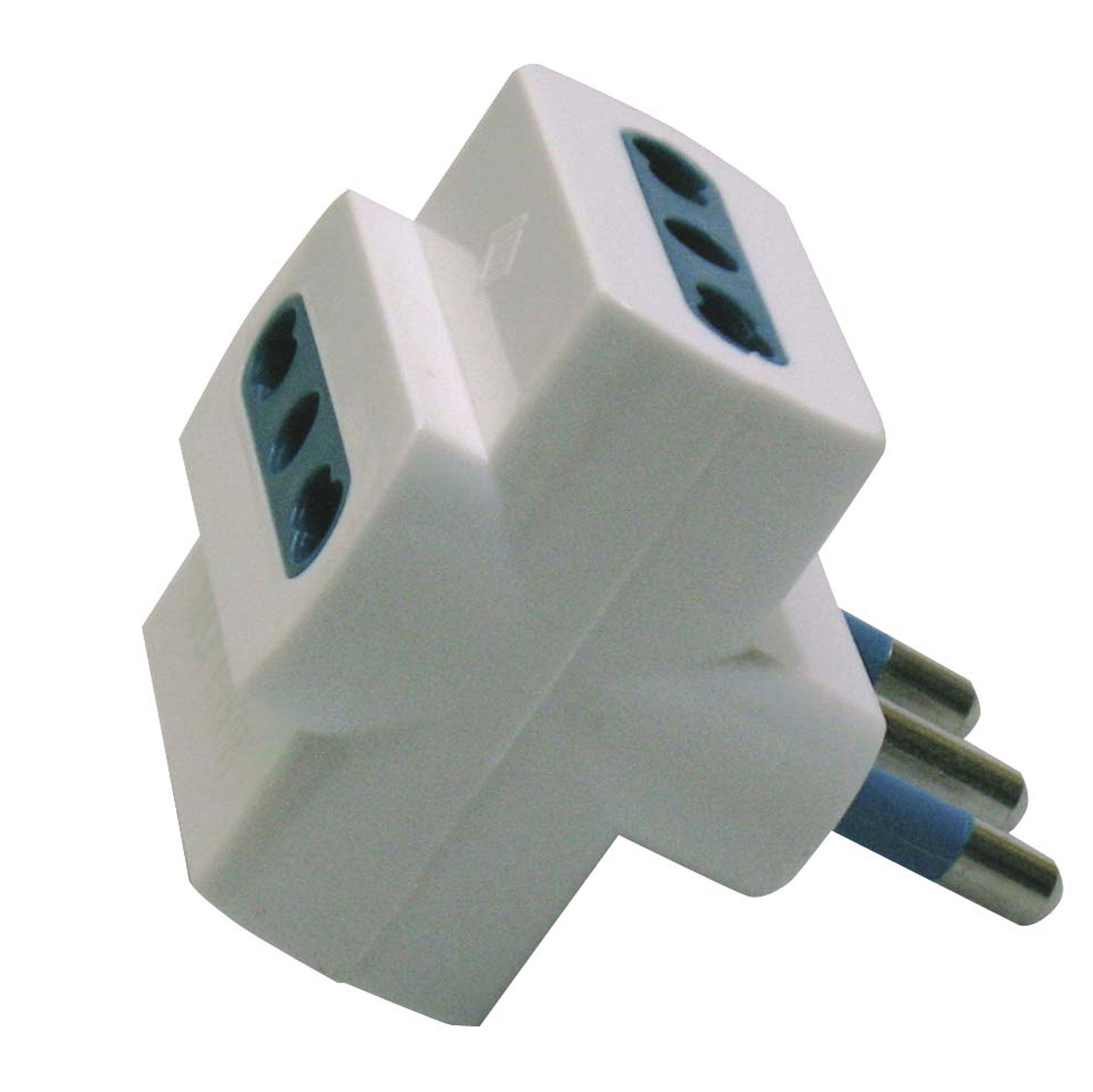Adattatore triplo con spina 2P+T 16A - 3 …