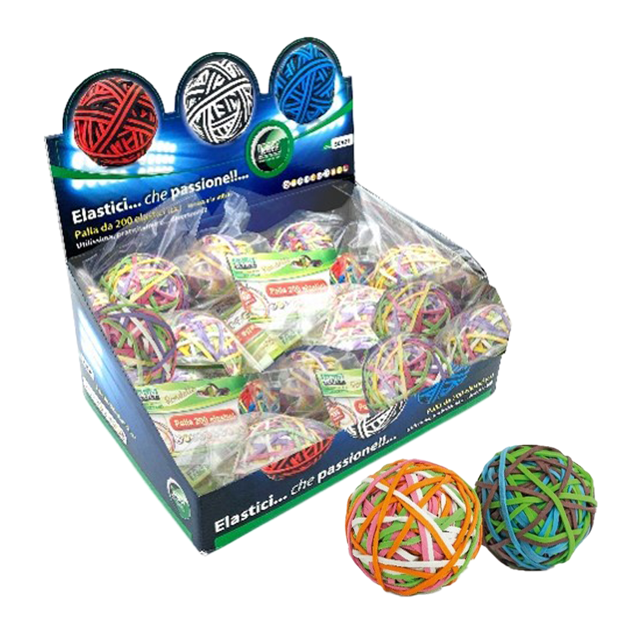 Rubberball - diametro 5 cm - colori assortiti …