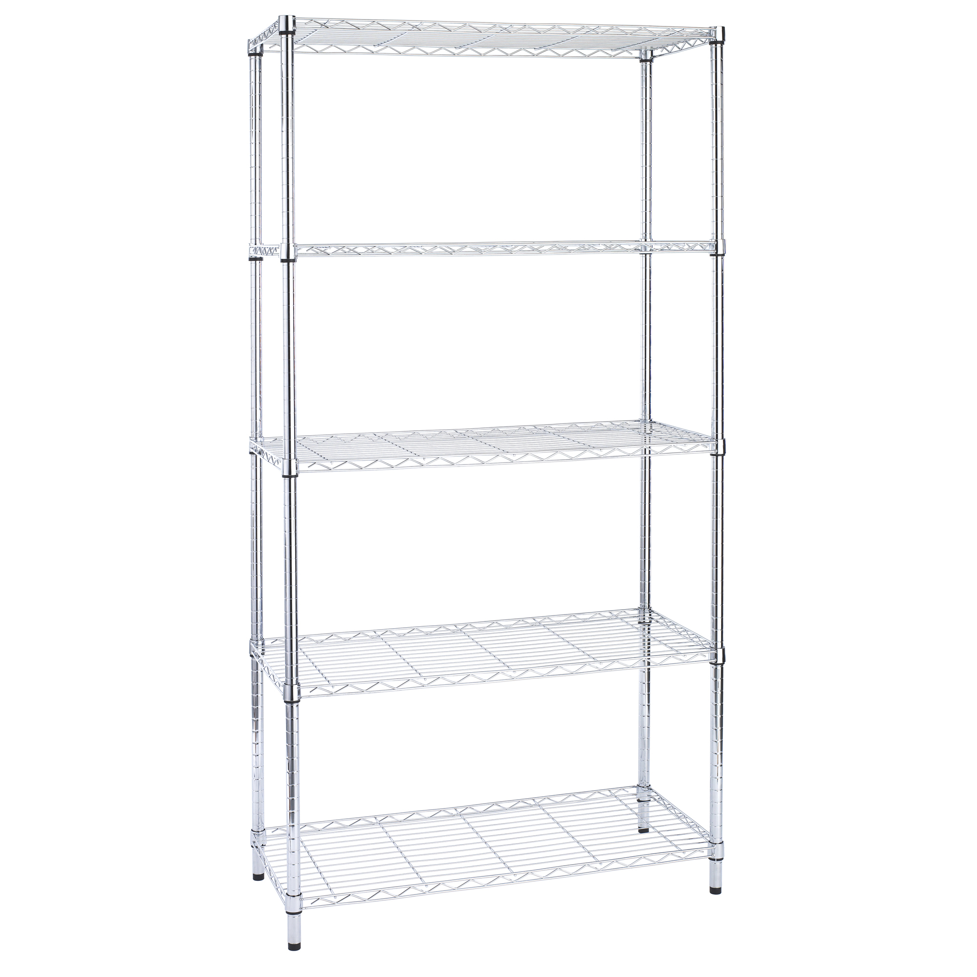 Libreria Archimede Light - 5 ripiani - acciaio …