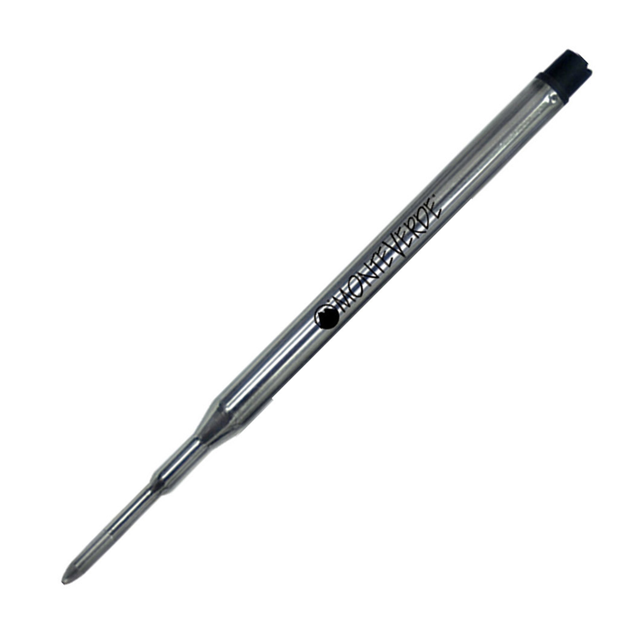 Refill per sfera Sheaffer - punta media - nero - Monteverde - conf. 2 pezzi