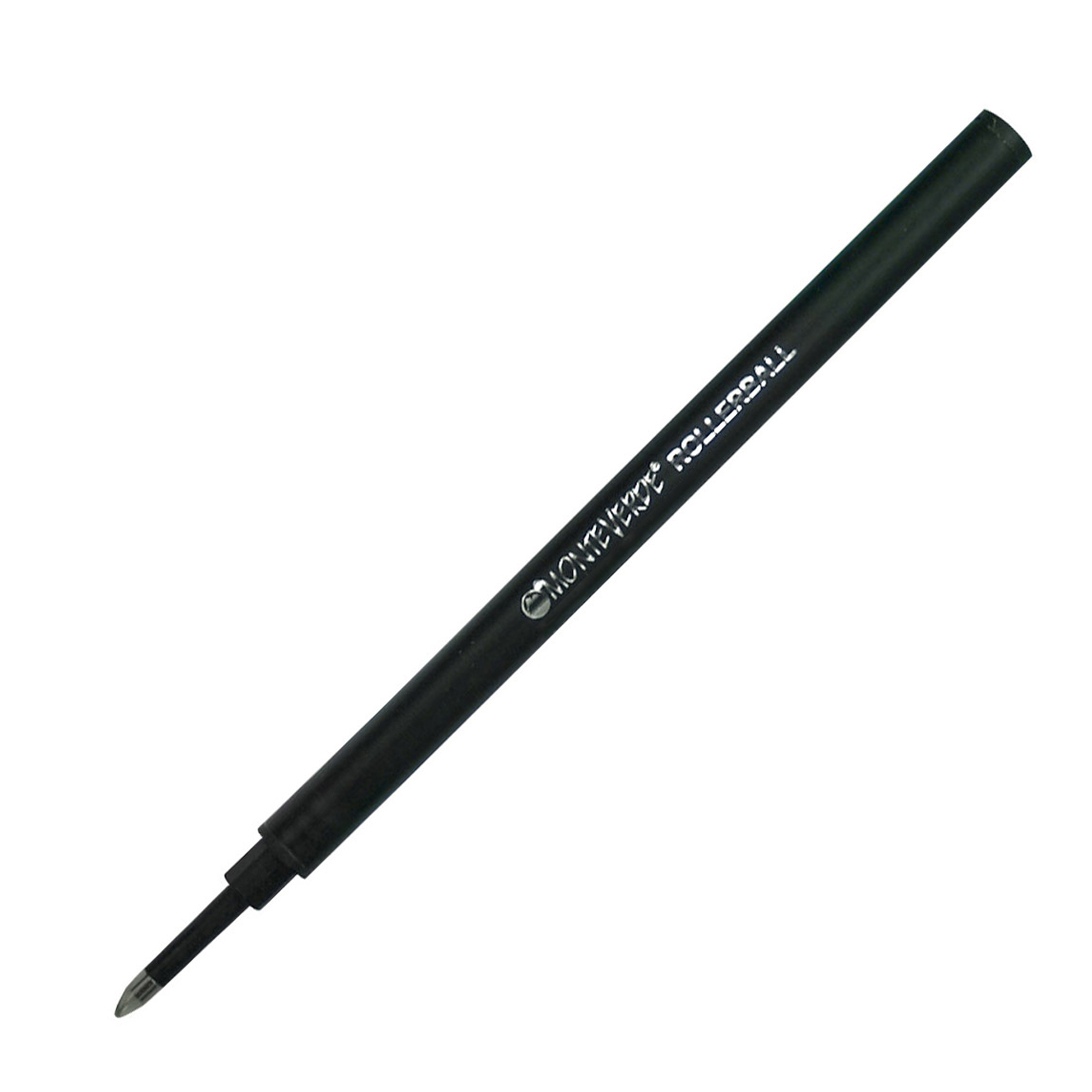 Refill in plastica per roller - punta fine - nero - Monteverde - conf. 2 pezzi