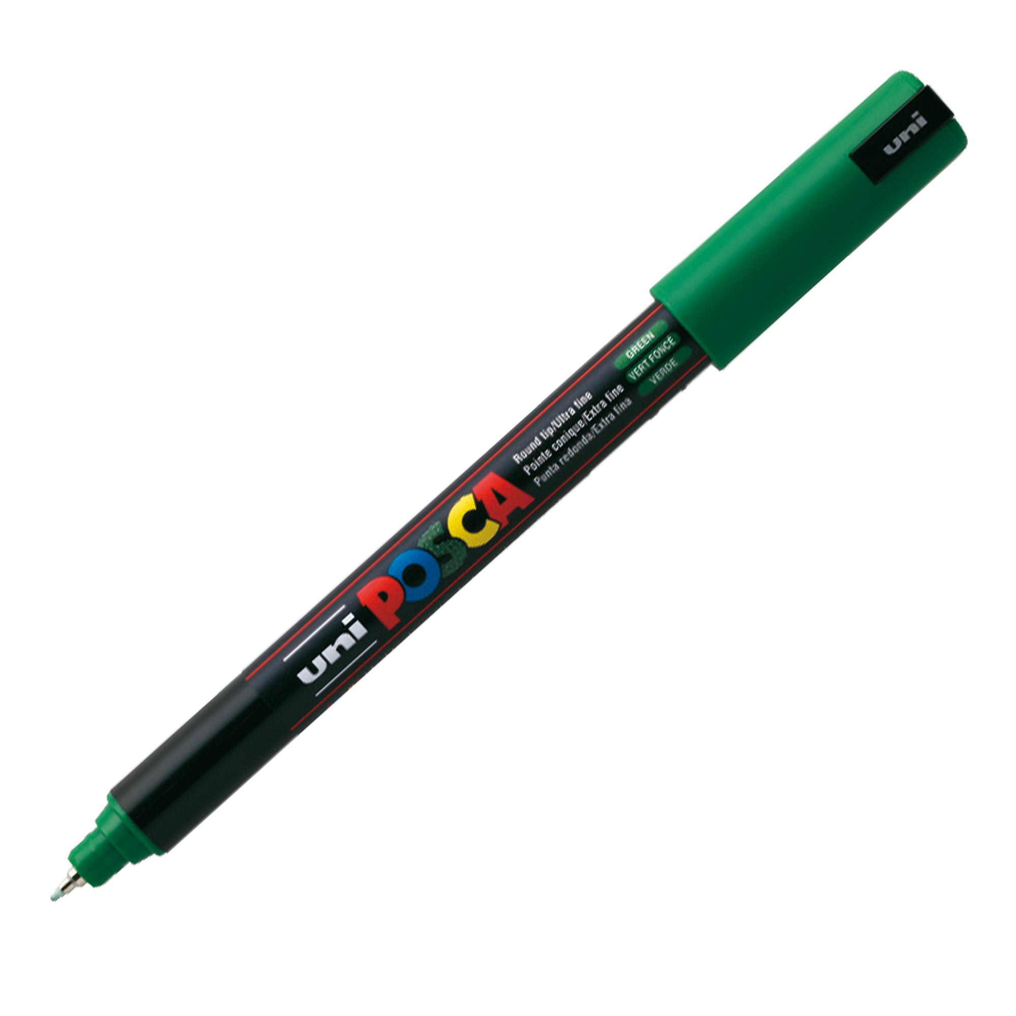 Marcatore a base d'acqua Uni Posca Pen PC1M - punta extra fine 0,7mm - verde - Uni Mitsubishi