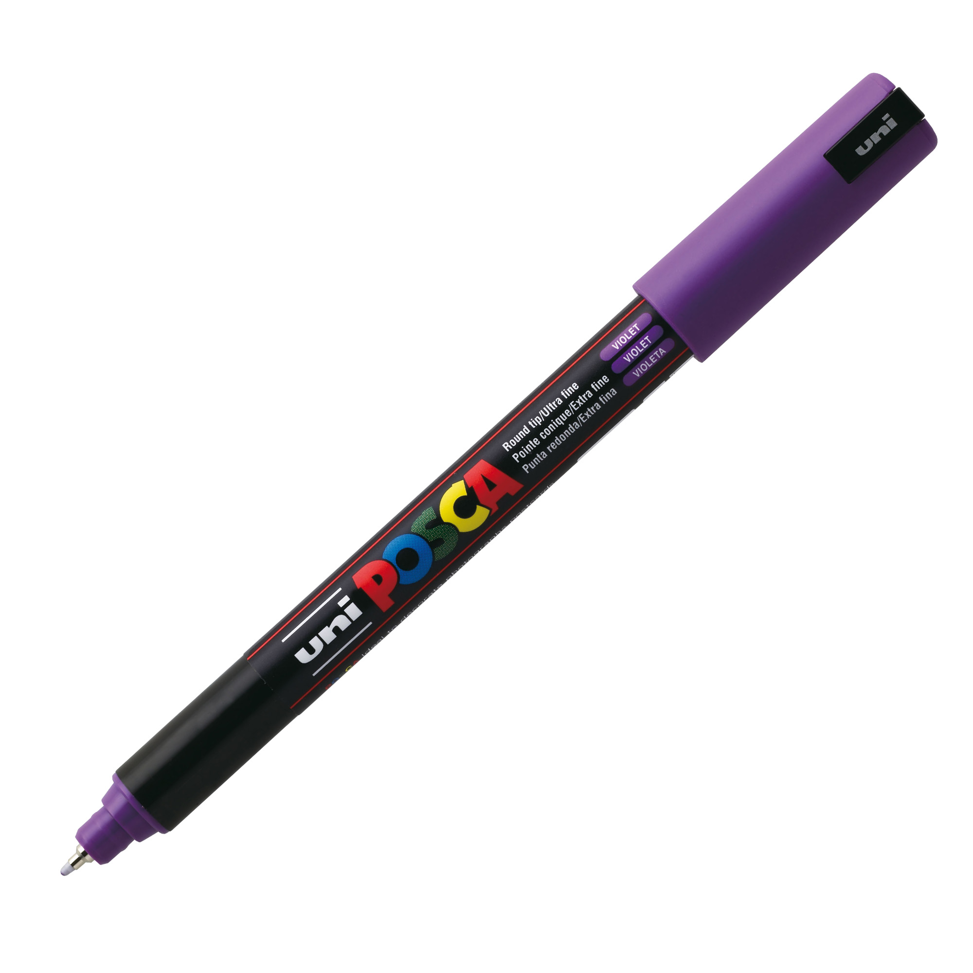 Marcatore a base d'acqua Uni Posca Pen PC1M - punta extra fine 0,7mm - viola - Uni Mitsubishi