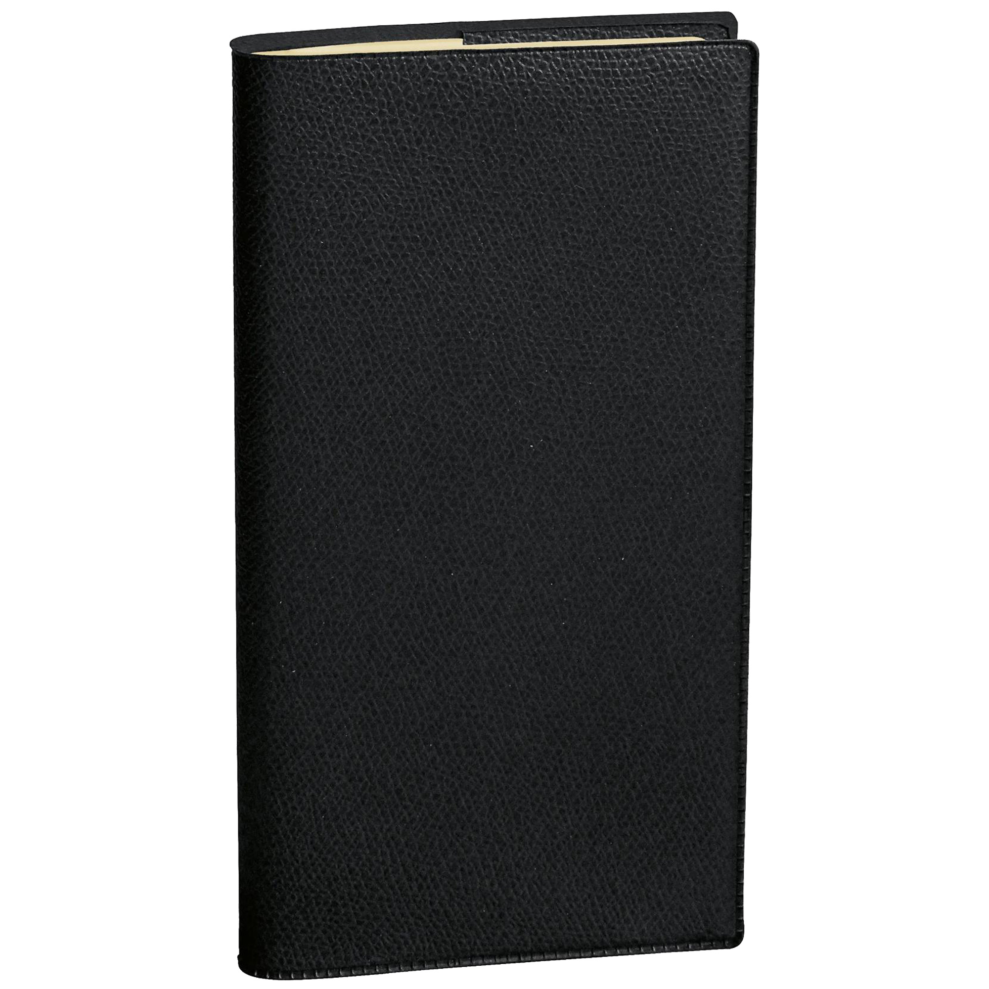 Agenda settimanale Planital 2027 - c/spirale - copertina Impala - 8,8 x 17 cm - nero - Quo Vadis