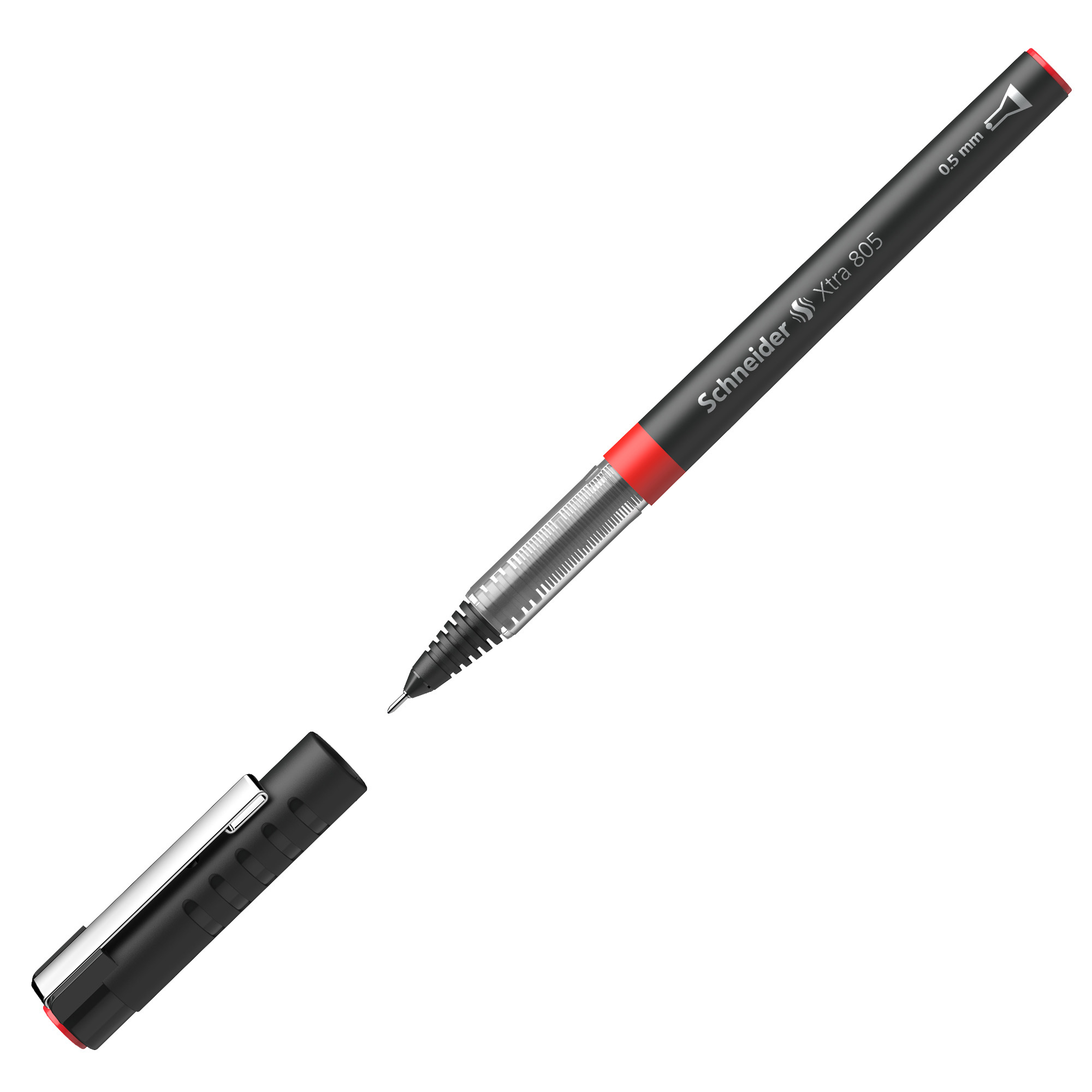 Roller con cappuccio Xtra 805 - tratto 0,5mm - rosso - Schneider
