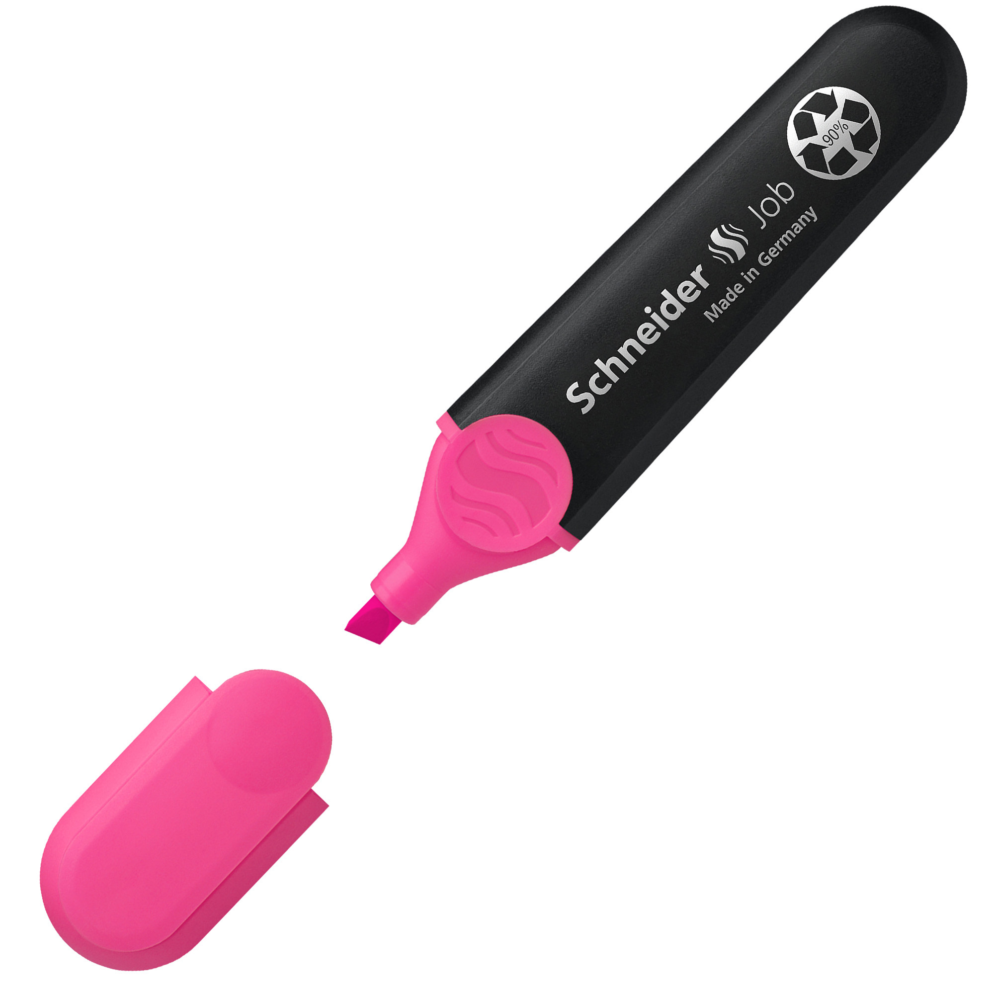 Evidenziatore Job - punta a scalpello - tratto da 1,0-5,0mm - colore rosa - Schneider