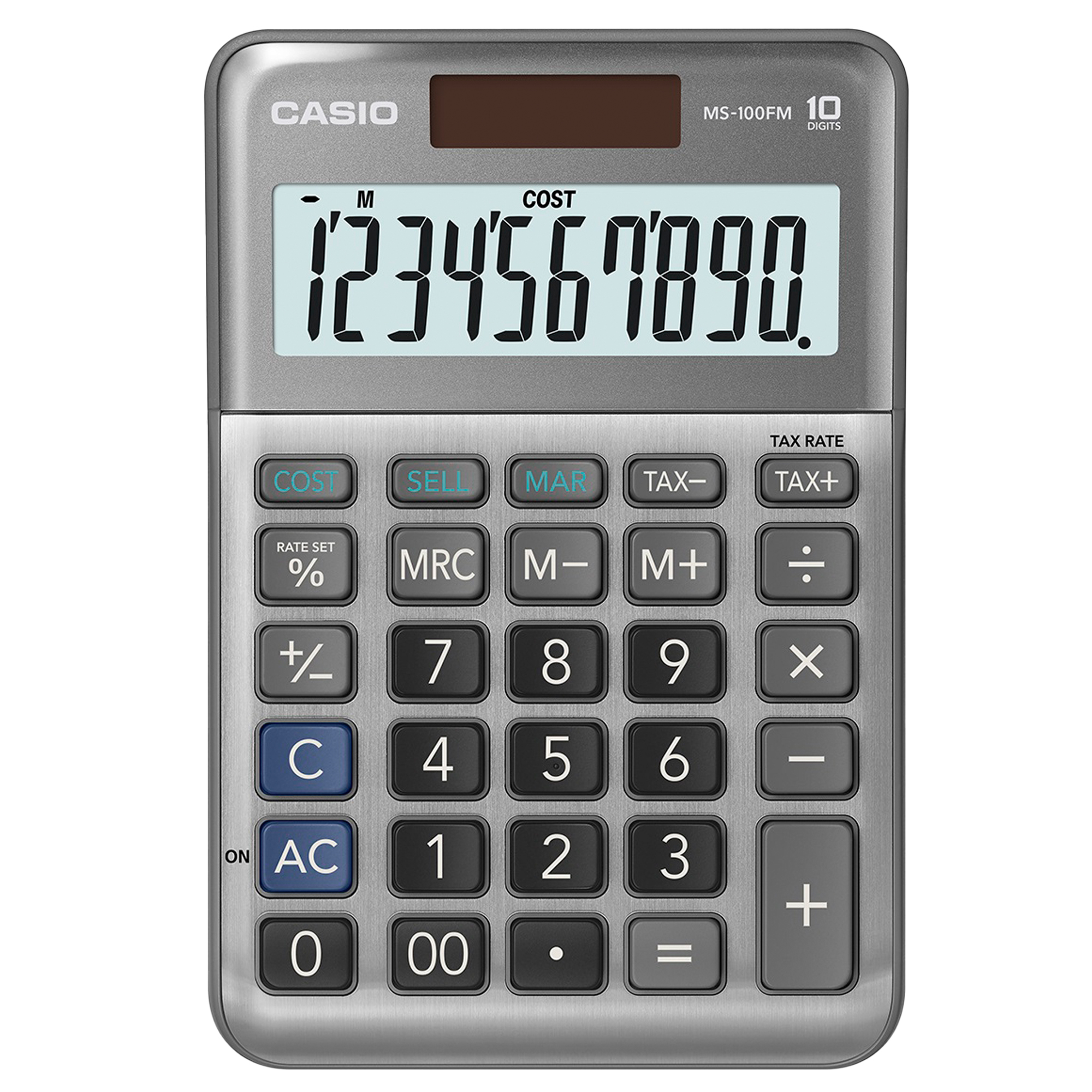 Calcolatrice da tavolo MS-100FM - 10 cifre - …