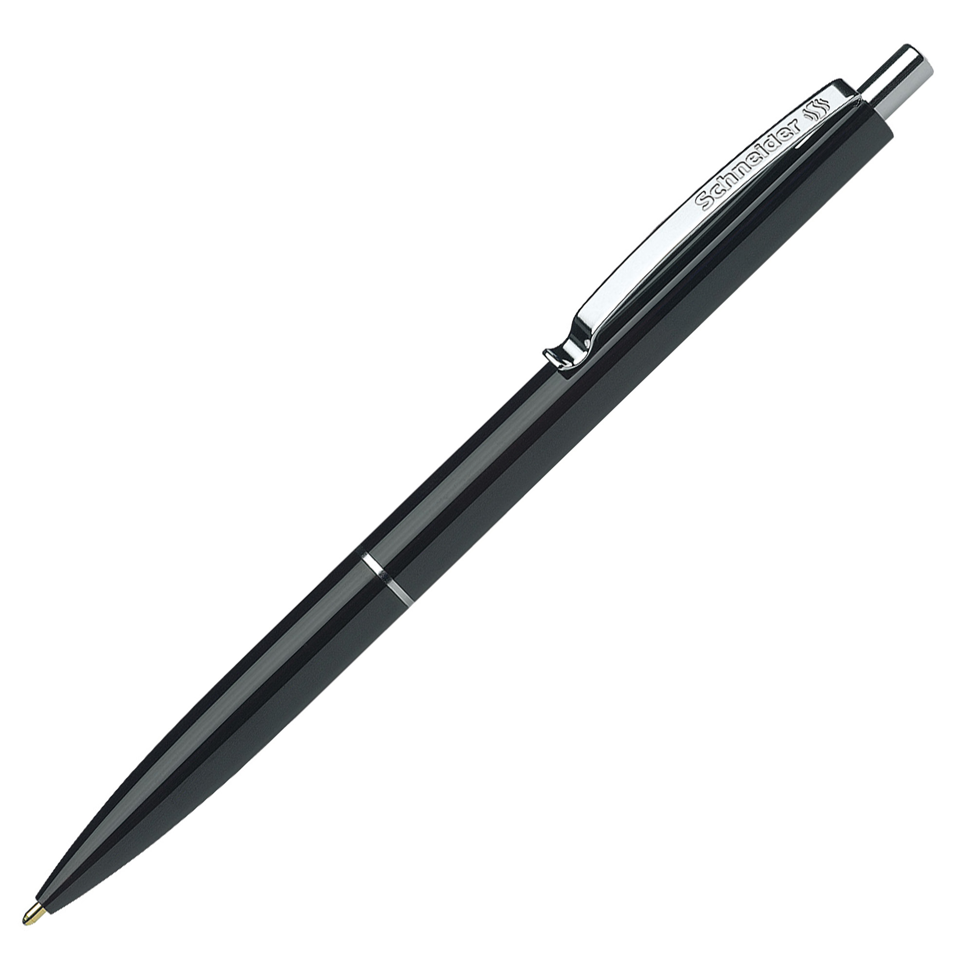 Penna a sfera a scatto K15 - punta media - nero - Schneider