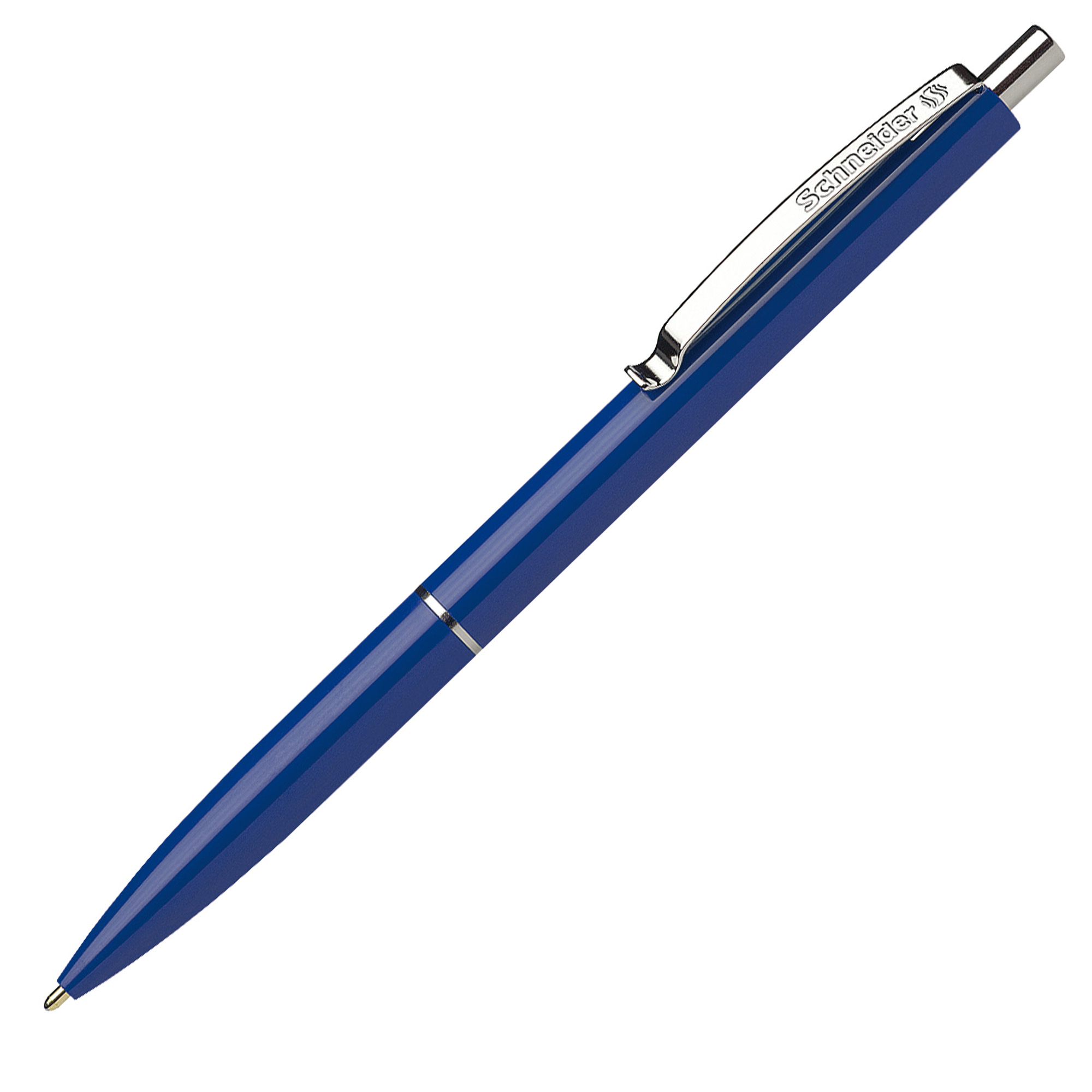 Penna a sfera a scatto K15 - punta media - blu - Schneider