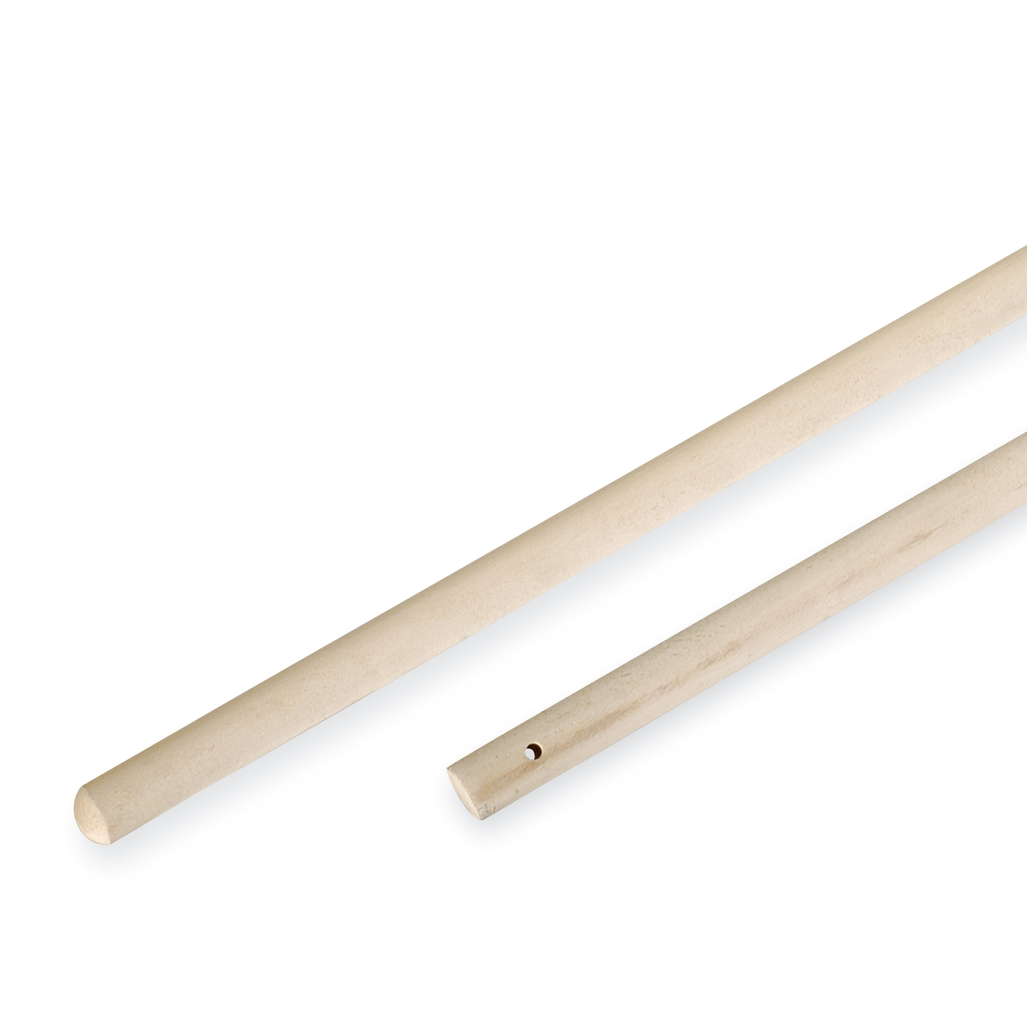 Manico in legno con foro - lunghezza 140 cm - PerfettoFactory