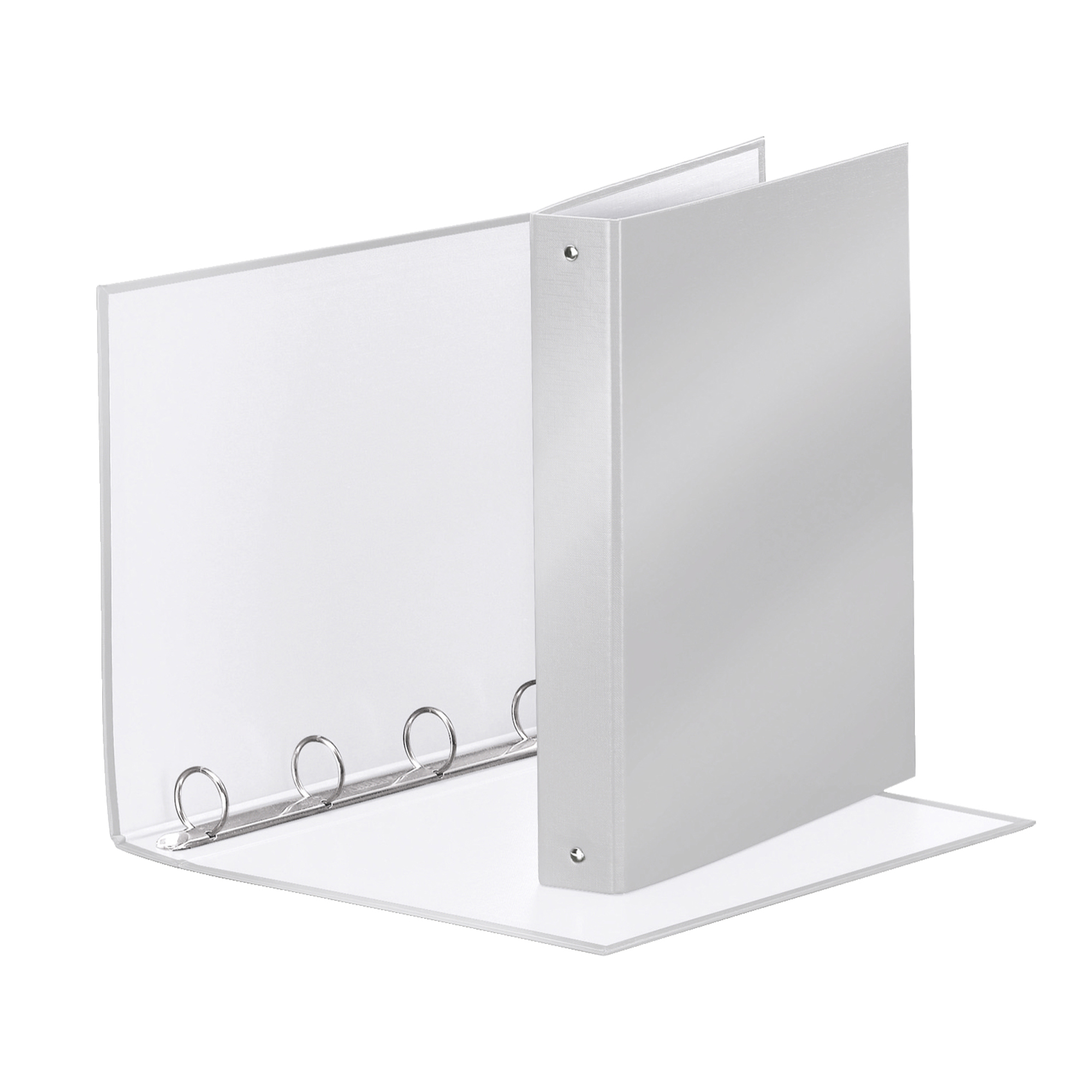 Raccoglitore Meeting - 22 x 30 cm - 4 anelli tondi 30 mm - dorso 4 cm - PP - grigio metallizzato - Esselte