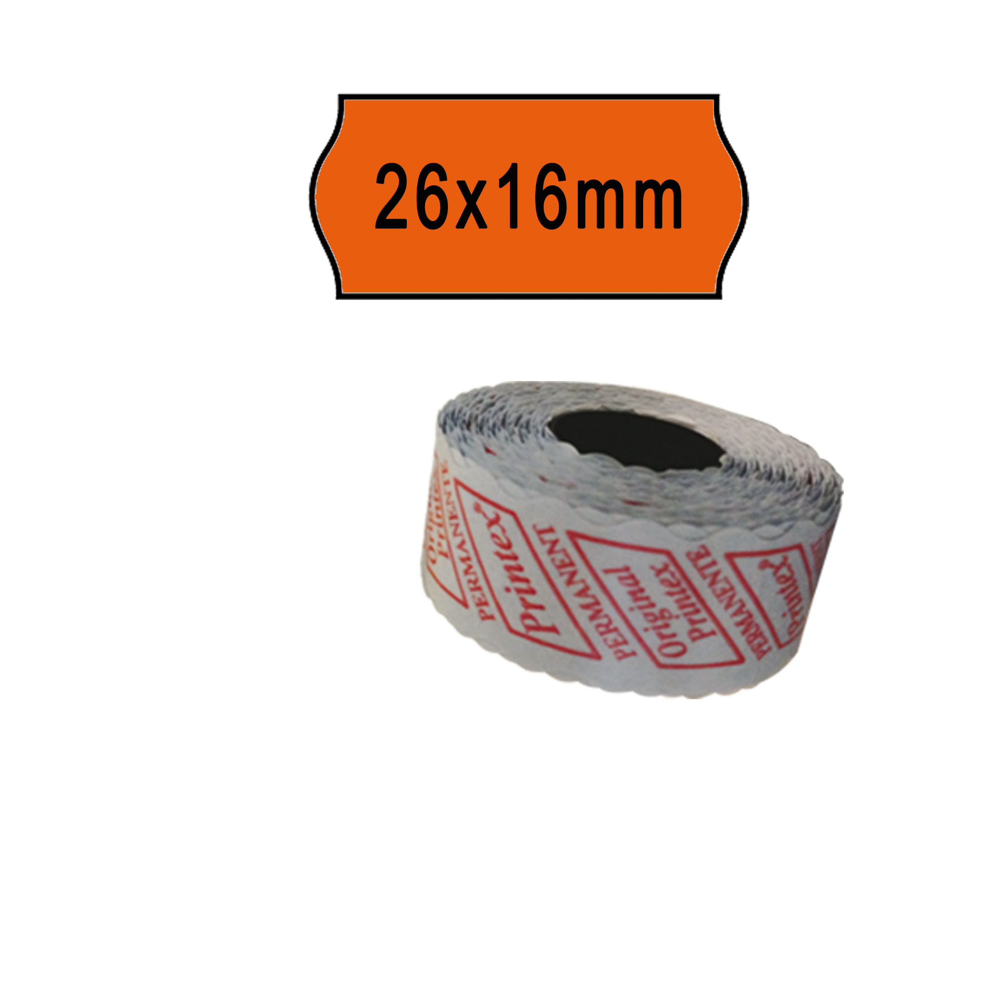 Rotolo da 1000 etichette a onda per Printex …