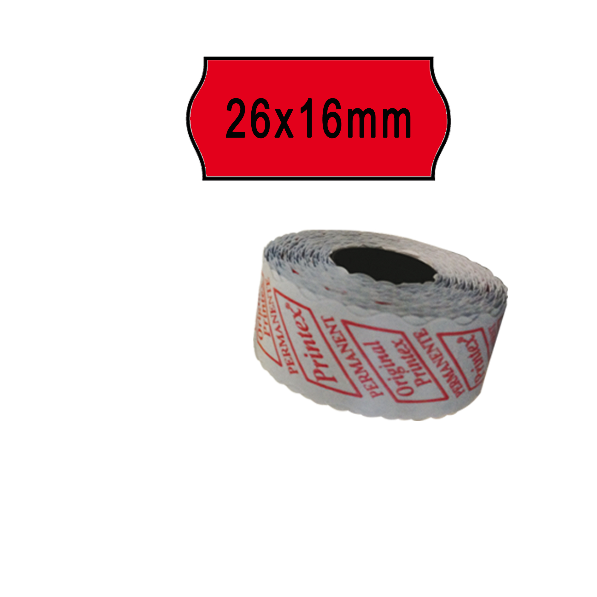 Rotolo da 1000 etichette a onda per Printex …