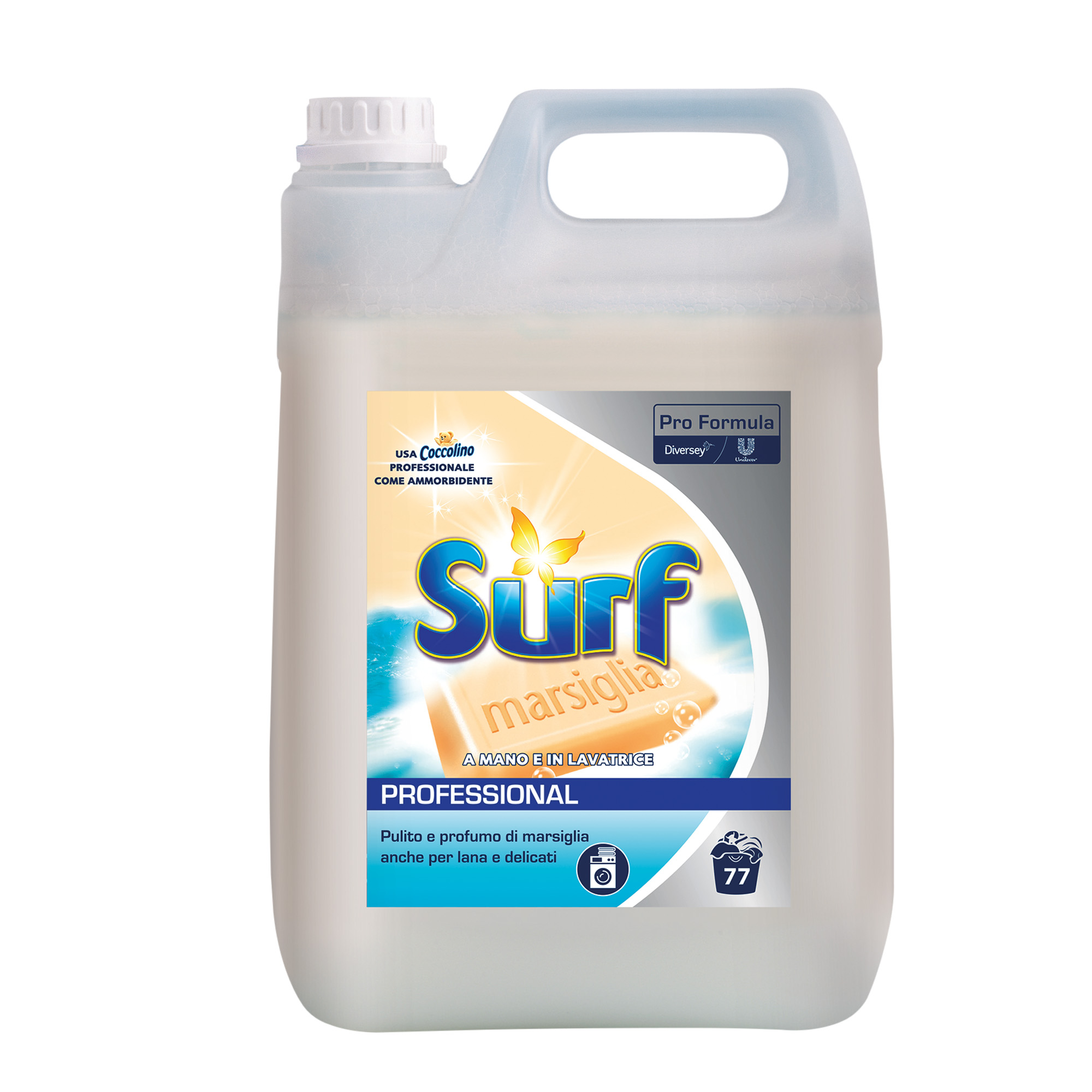 Detersivo liquido lavatrice - marsiglia - 5 L - Surf