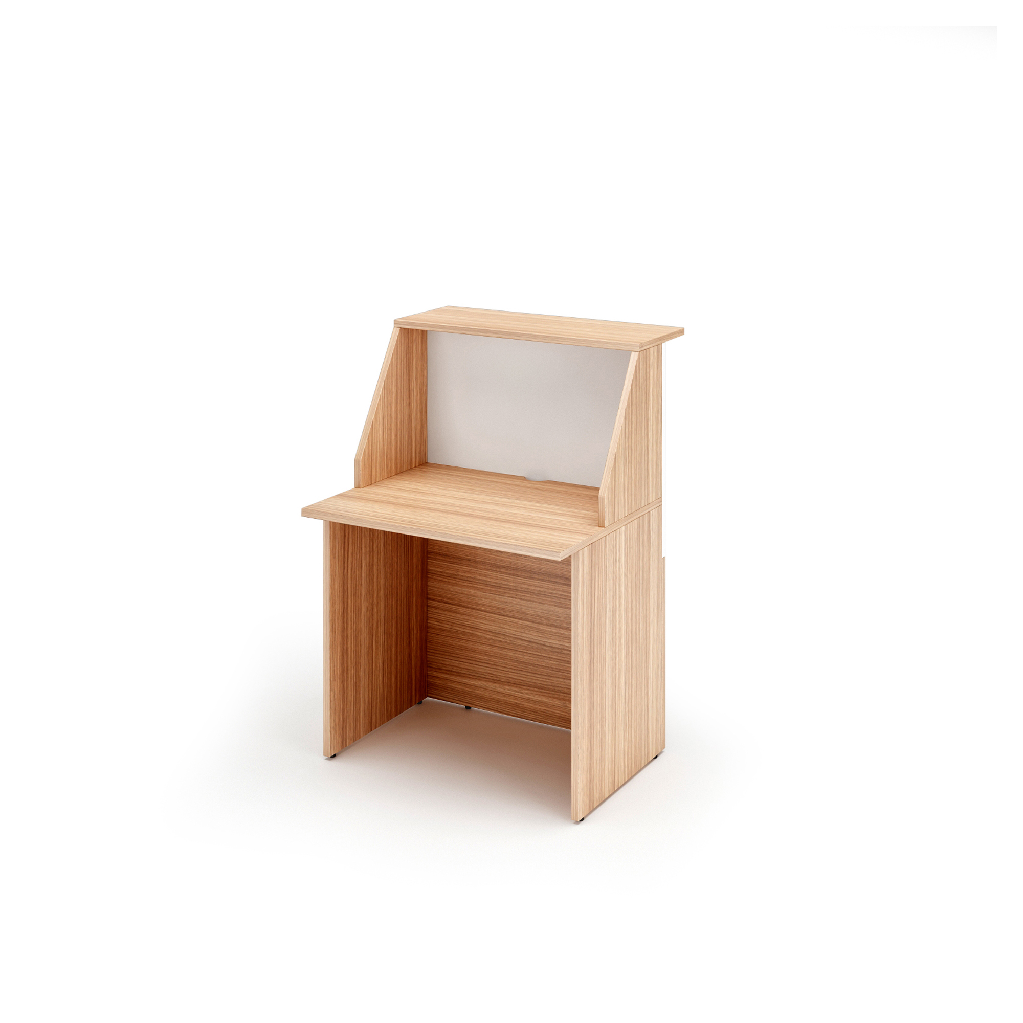 Modulo Prestige reception sopralzo/desktop - 80 x 76,1 x 117 cm - ciliegio arabis/bianco - Artexport