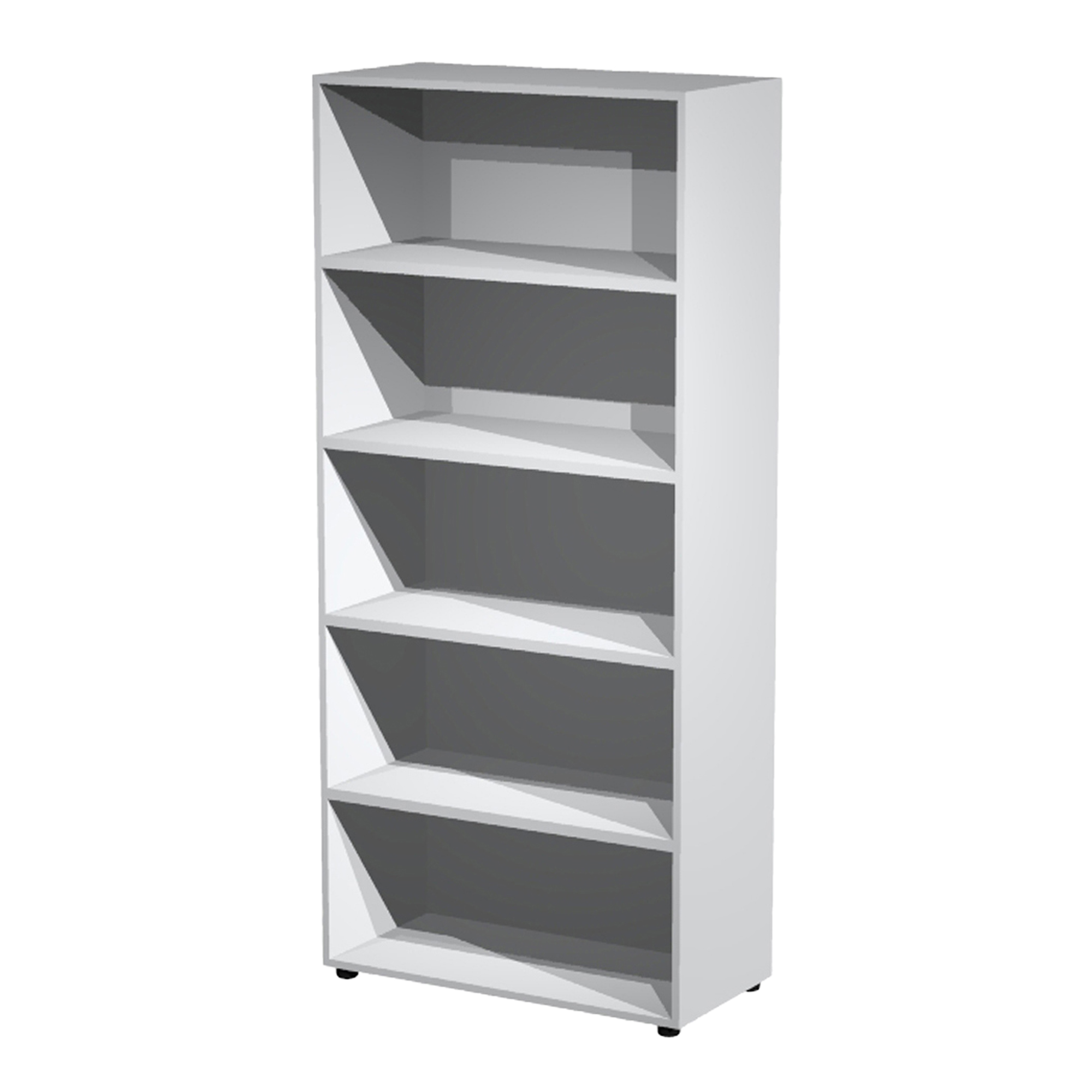 Armadio modulare - a giorno - 90 x 44 x 200 cm - grigio