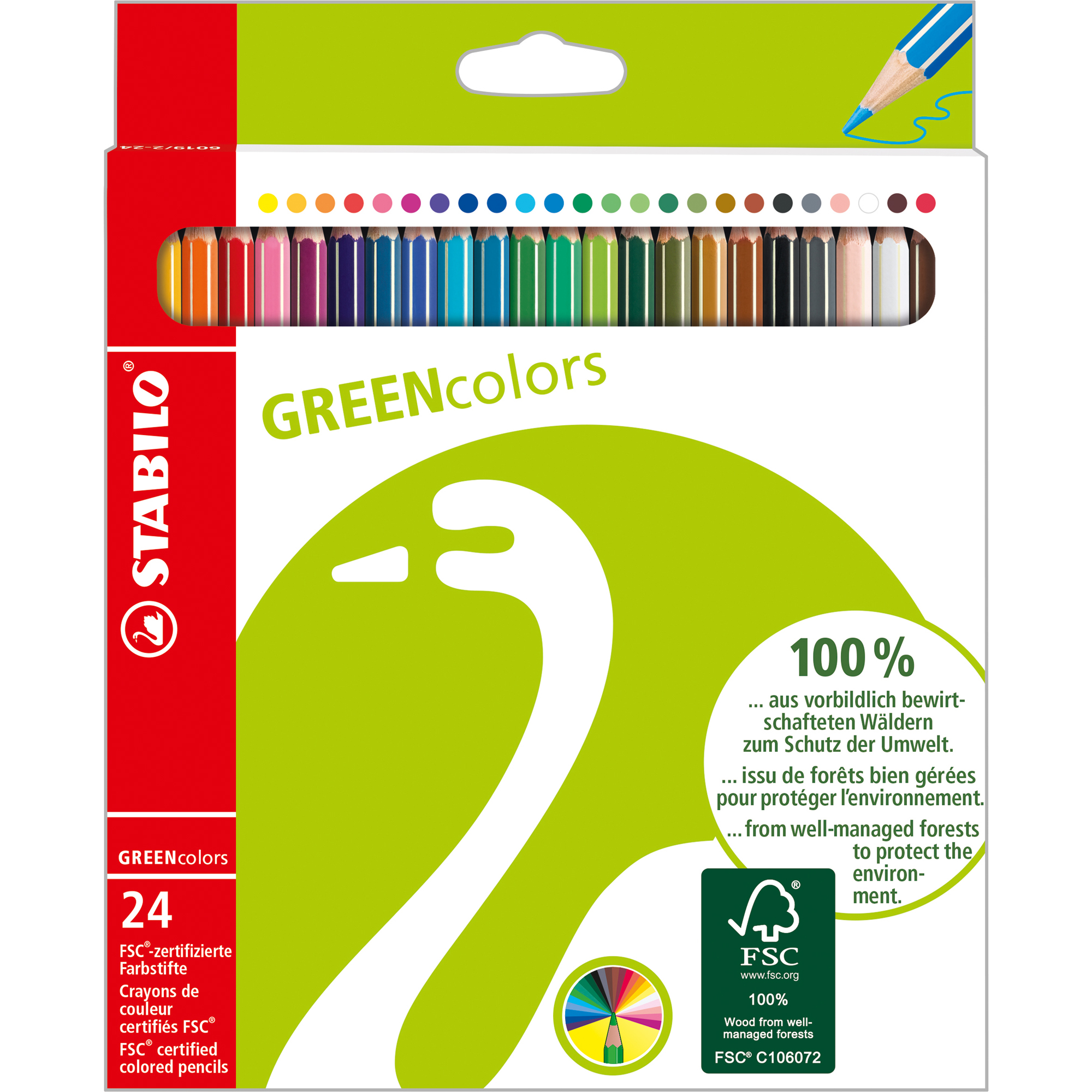 Pastelli colorati Green Colours - diametro mina 2,5 …