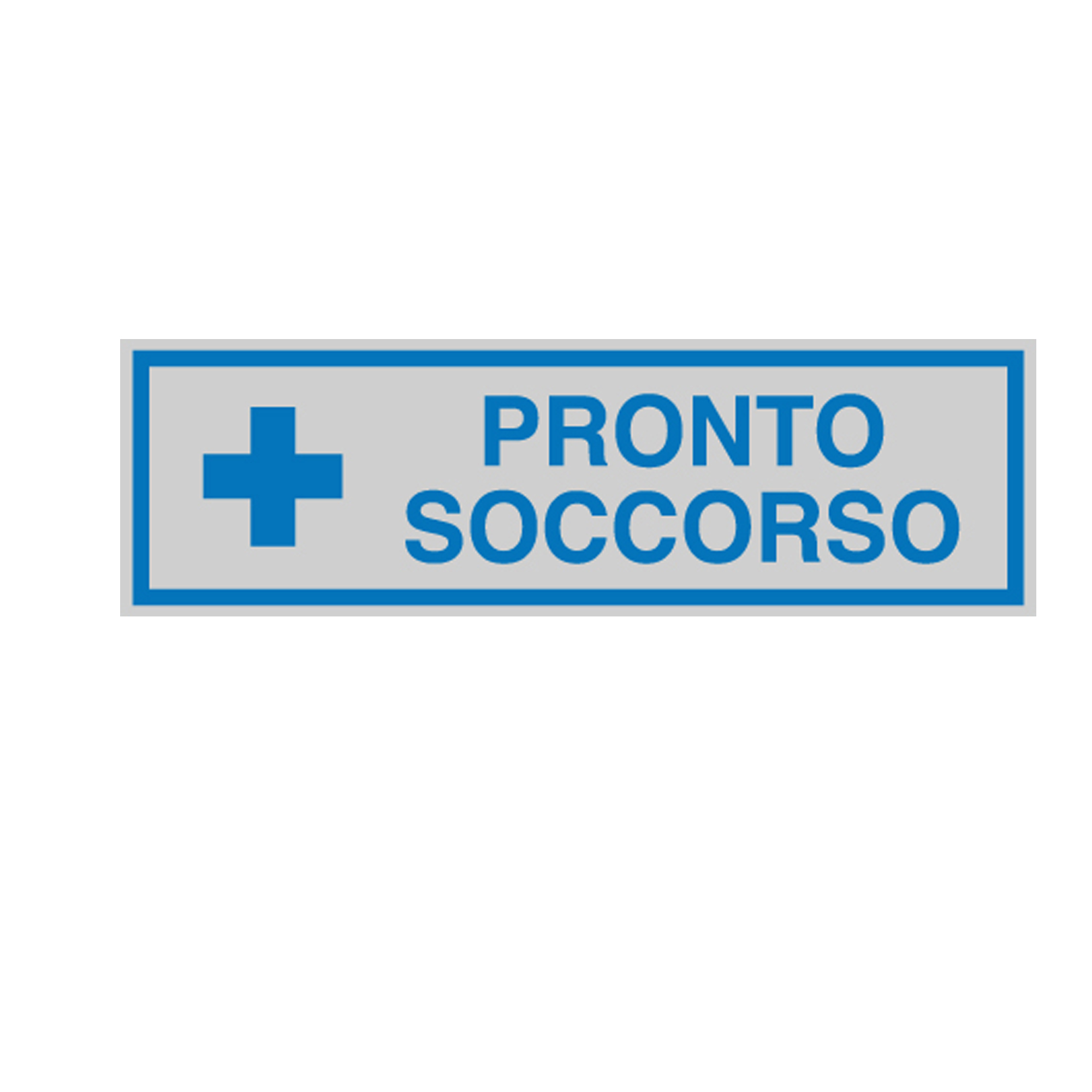 Targhetta adesiva - PRONTO SOCCORSO - 16,5 x …
