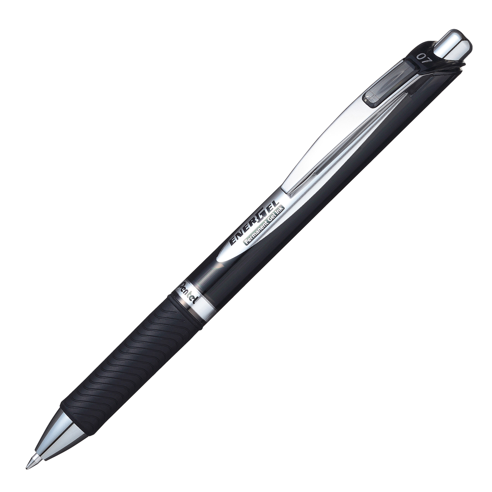 Roller a scatto Energel XM Permanent - punta 0,7mm - nero - Pentel
