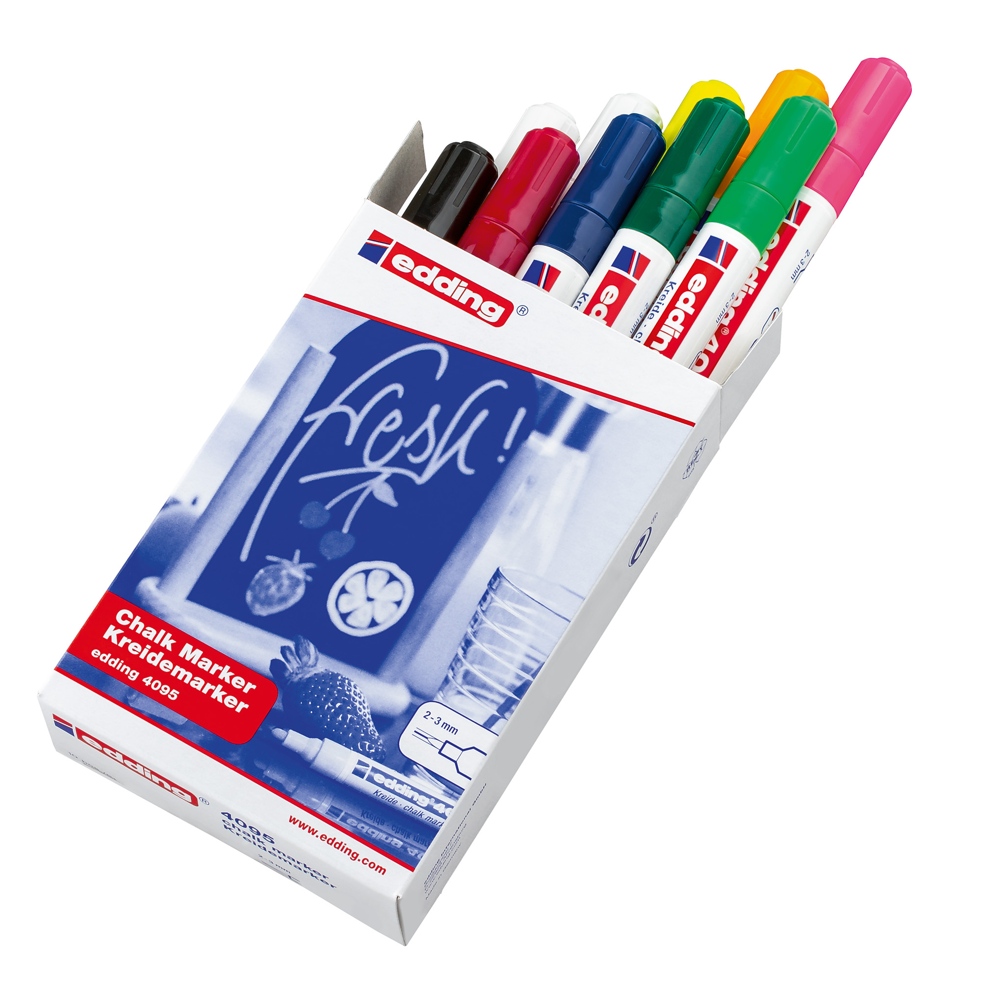Marcatore a gesso liquido 4095 - punta tonda …
