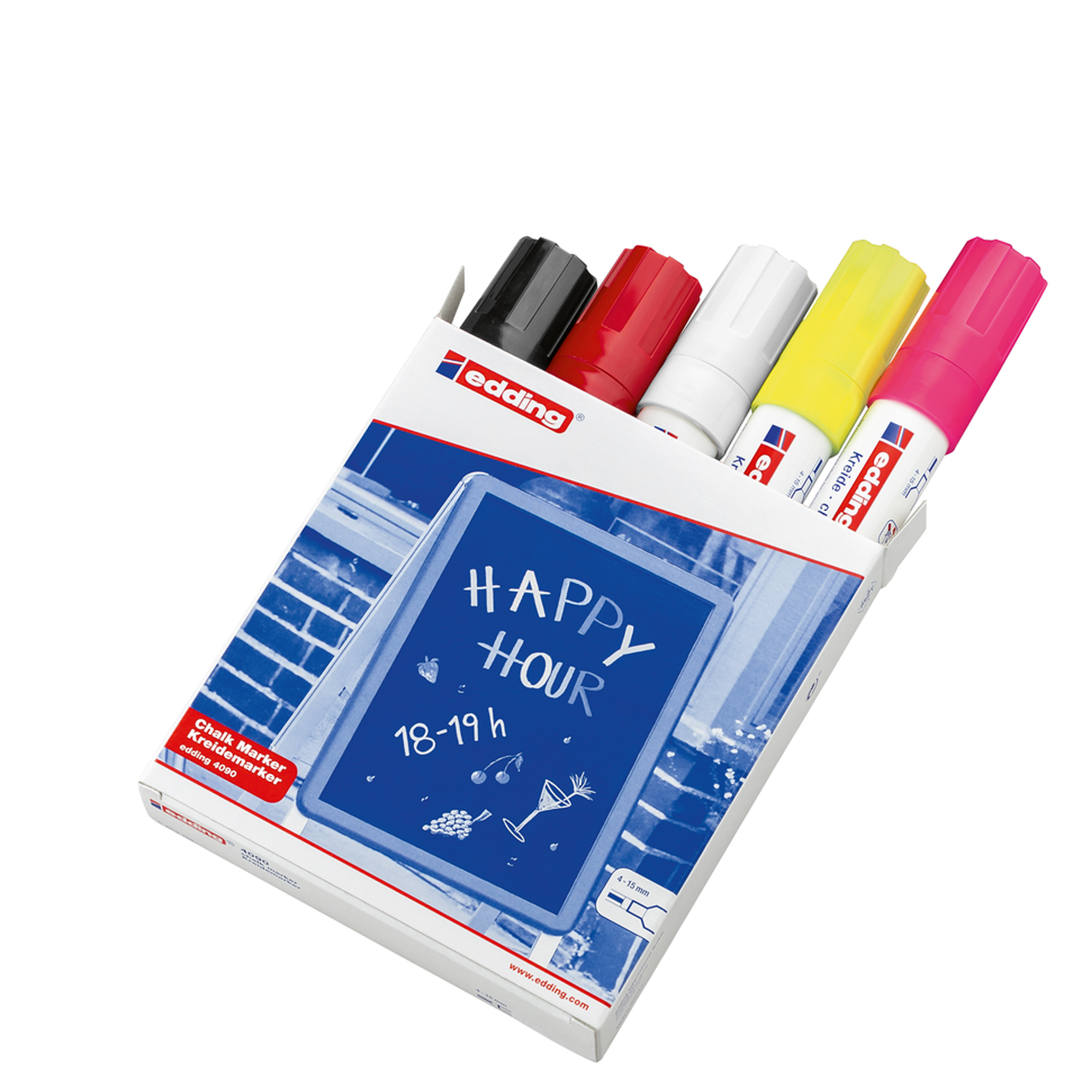Marcatore a gesso liquido 4090 - punta scalpello …