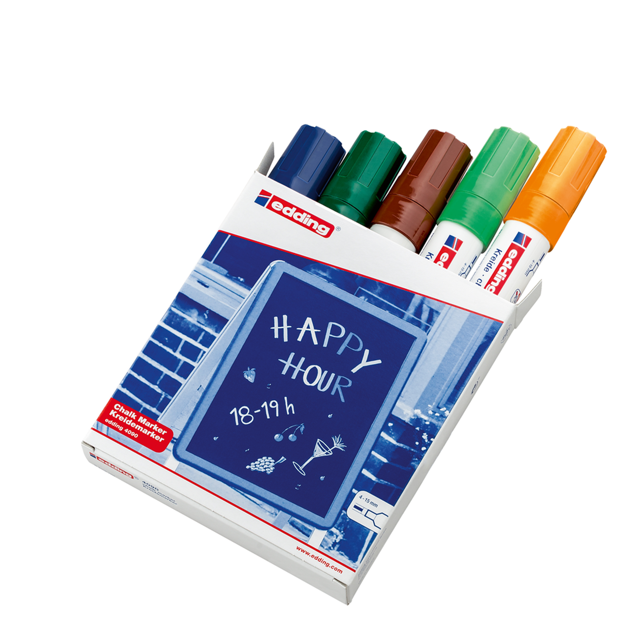 Marcatore a gesso liquido 4090 - punta scalpello …