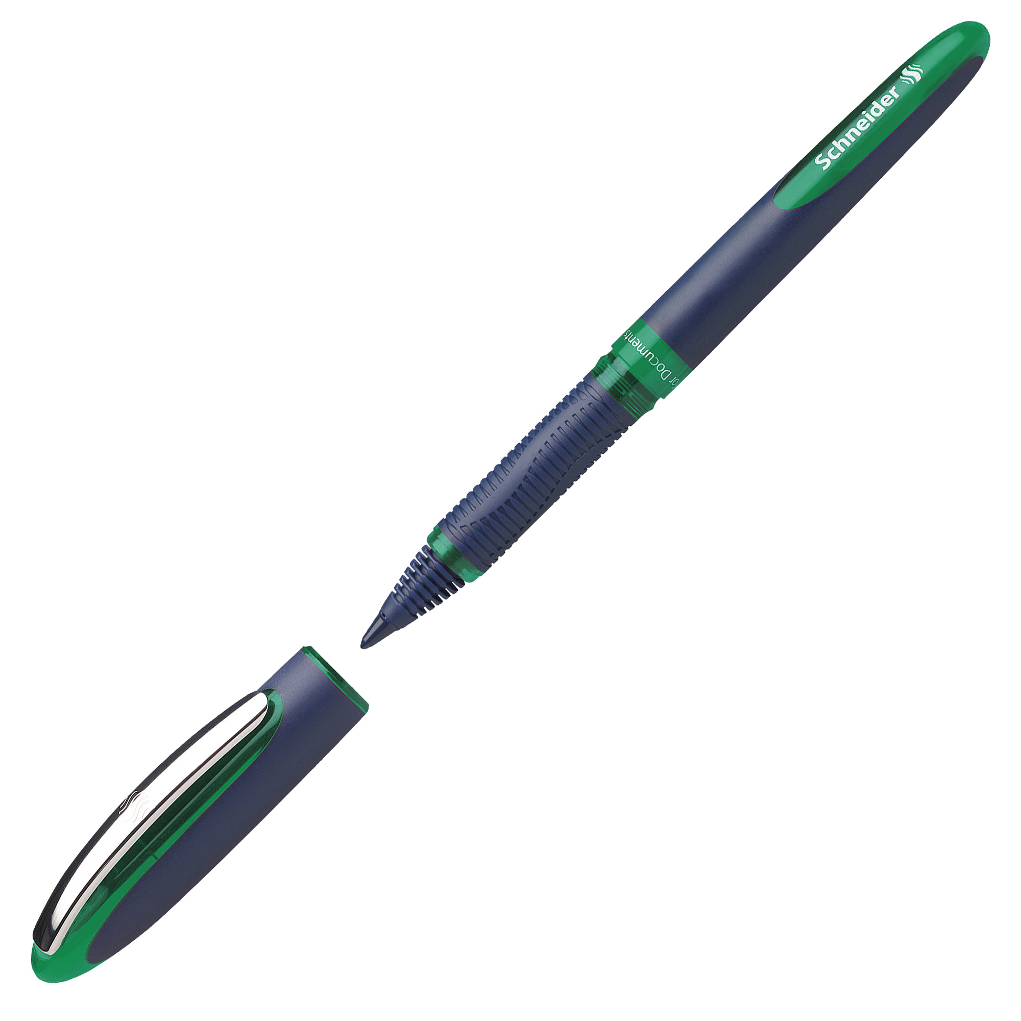 Roller One Business con cappuccio - tratto ultra smooth 0,6mm - verde - Schneider