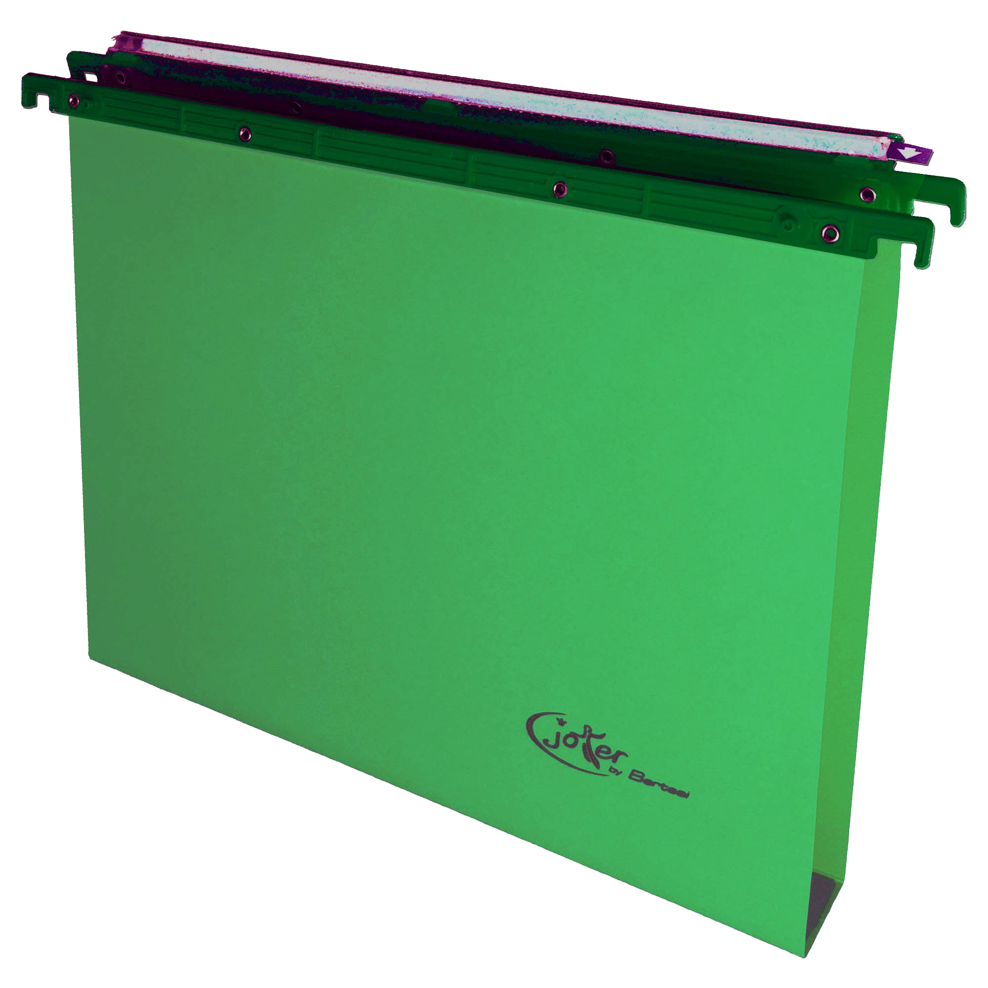 Cartella sospesa Joker - cassetto - interasse 39 cm - fondo U - 37 x 25 cm - verde - Bertesi